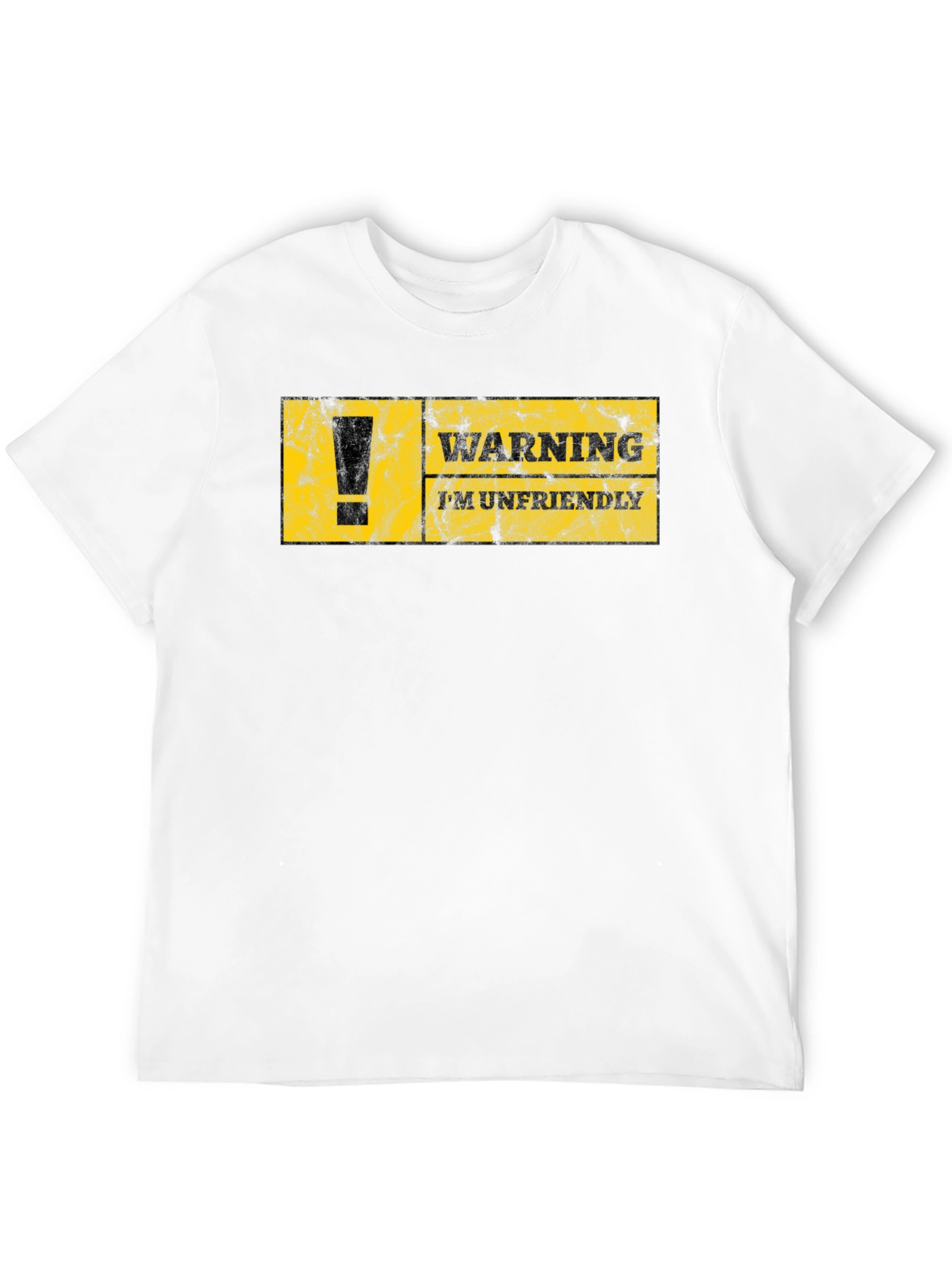 Warning Im Unfriendly T-Shirt -  Sarcastic Graphic Tee
