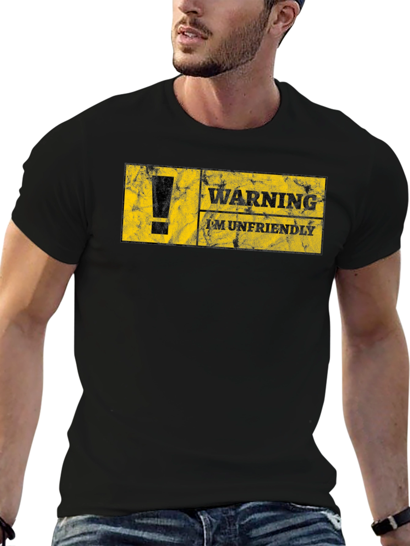 Warning Im Unfriendly T-Shirt -  Sarcastic Graphic Tee