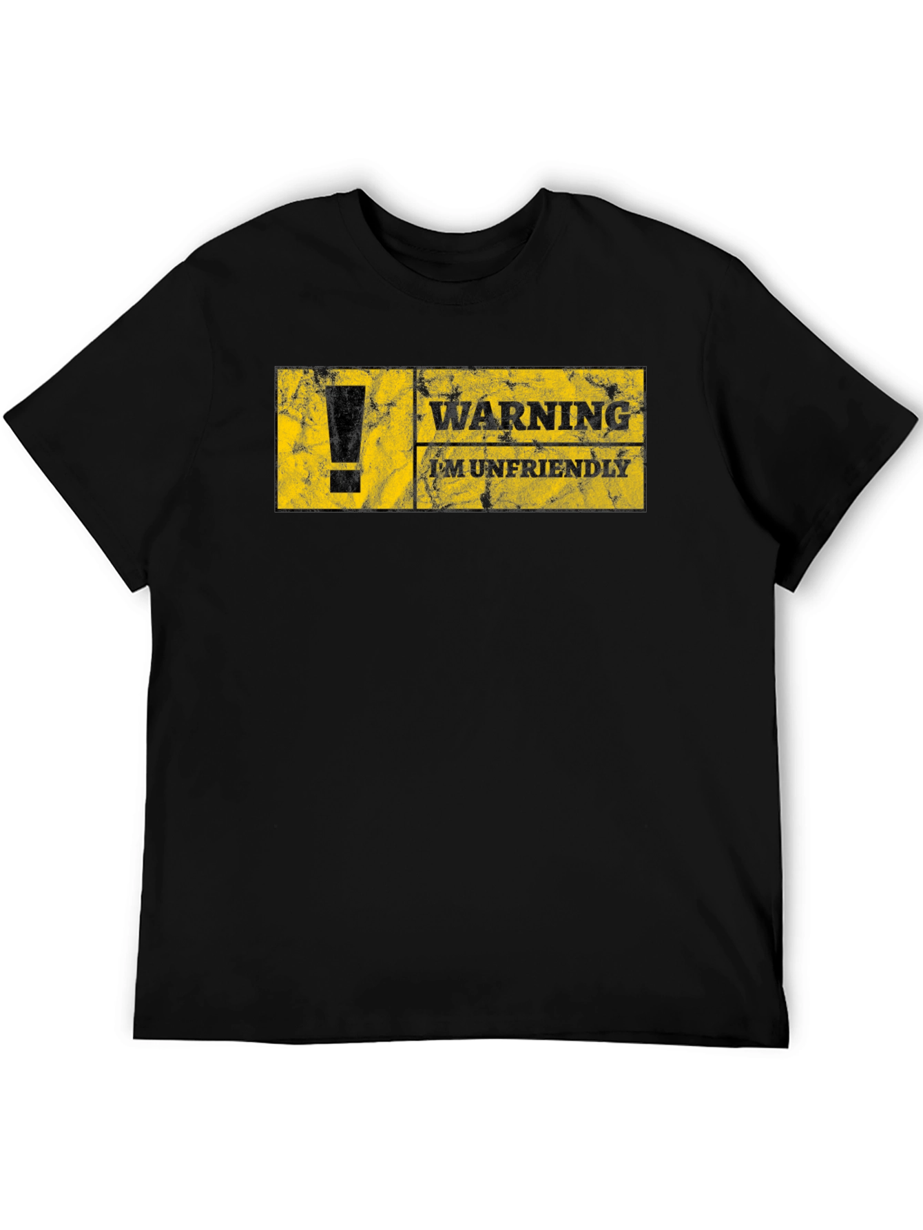 Warning Im Unfriendly T-Shirt -  Sarcastic Graphic Tee