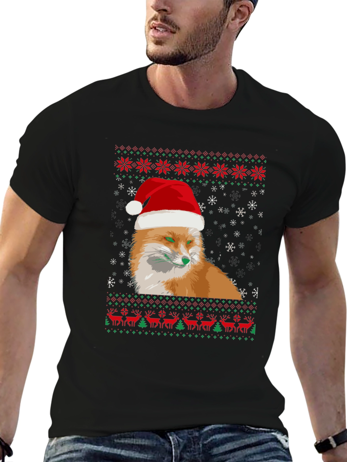 Festive Fox Christmas T-Shirt