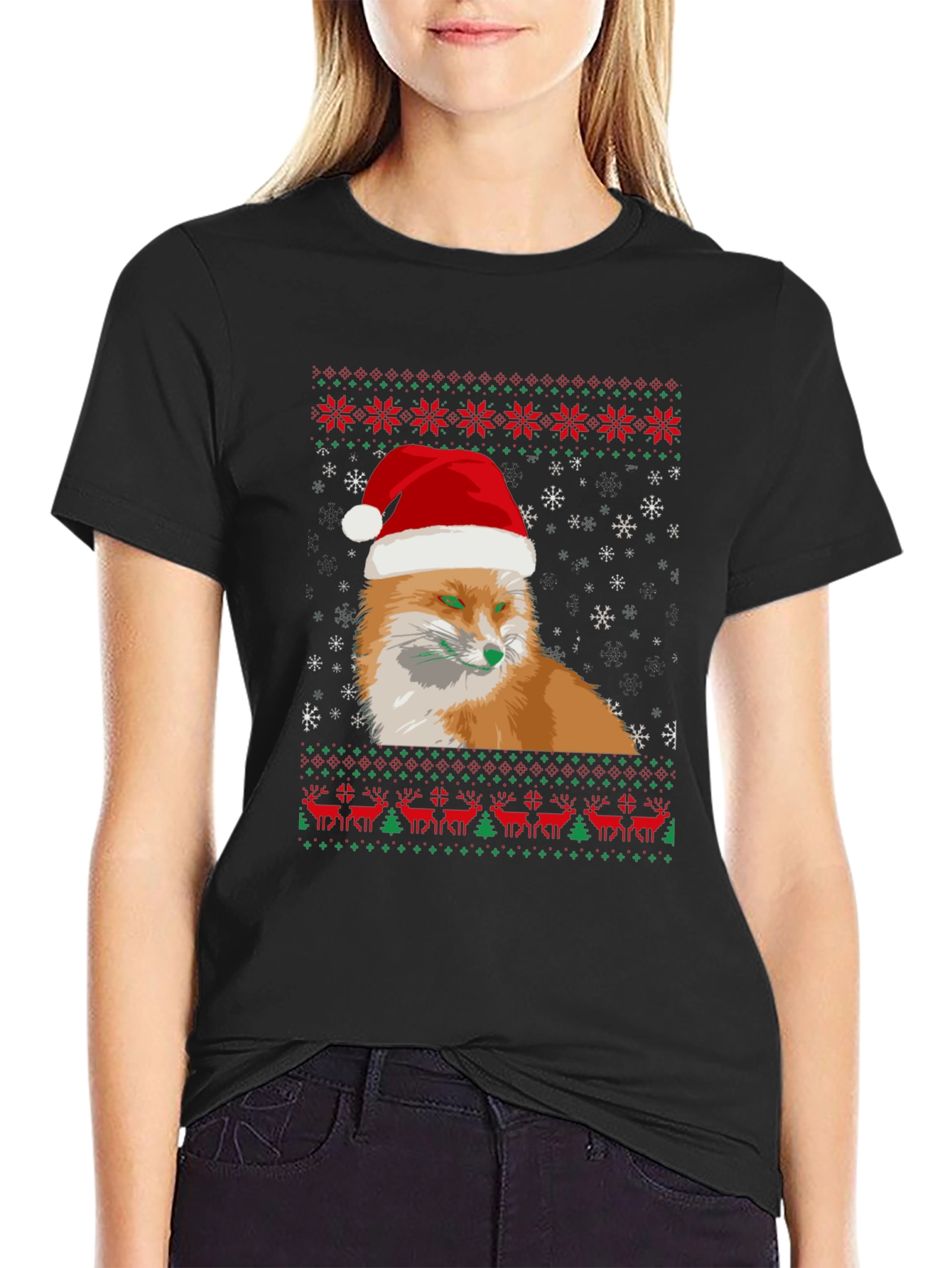 Festive Fox Christmas T-Shirt