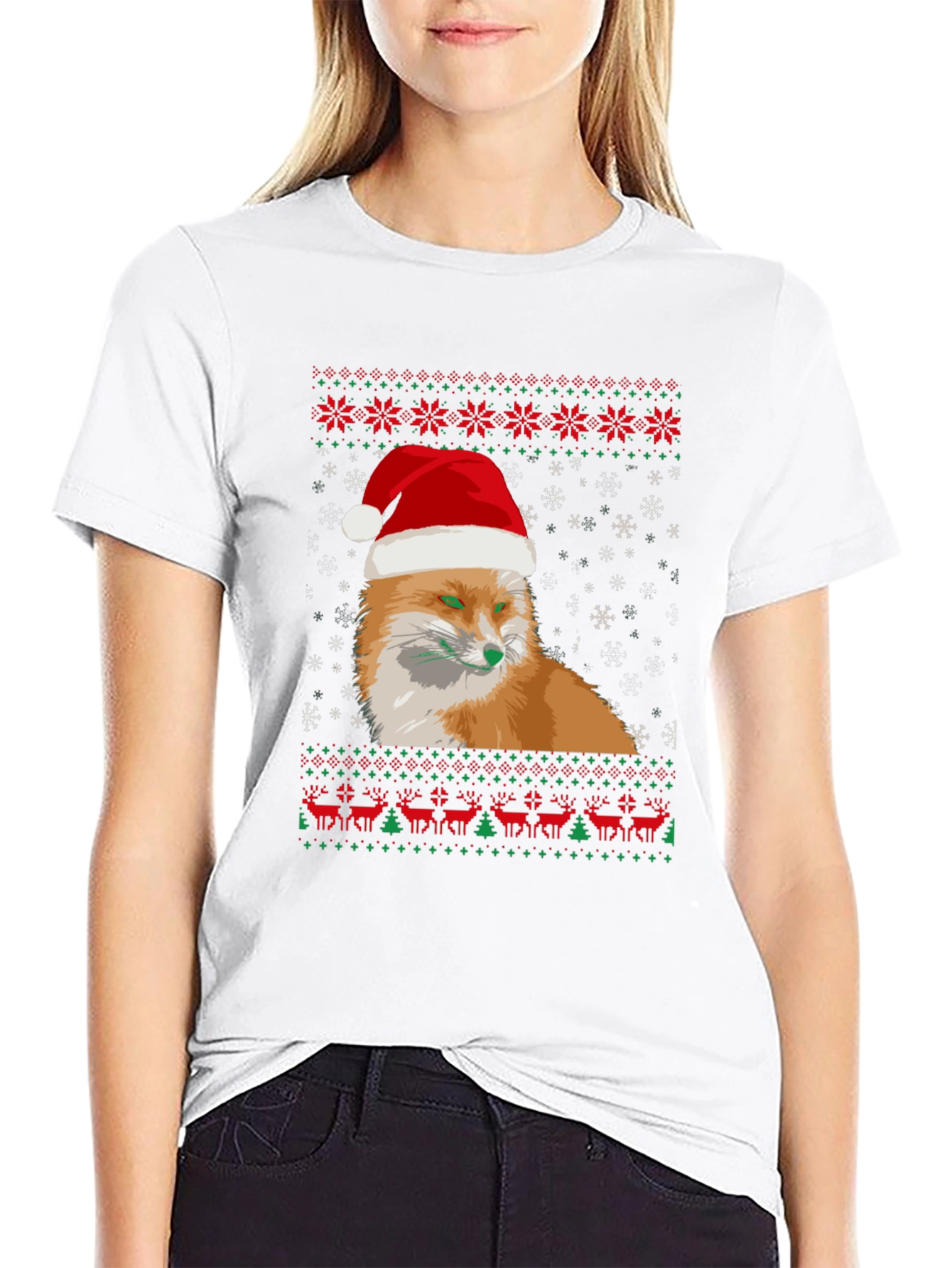 Festive Fox Christmas T-Shirt