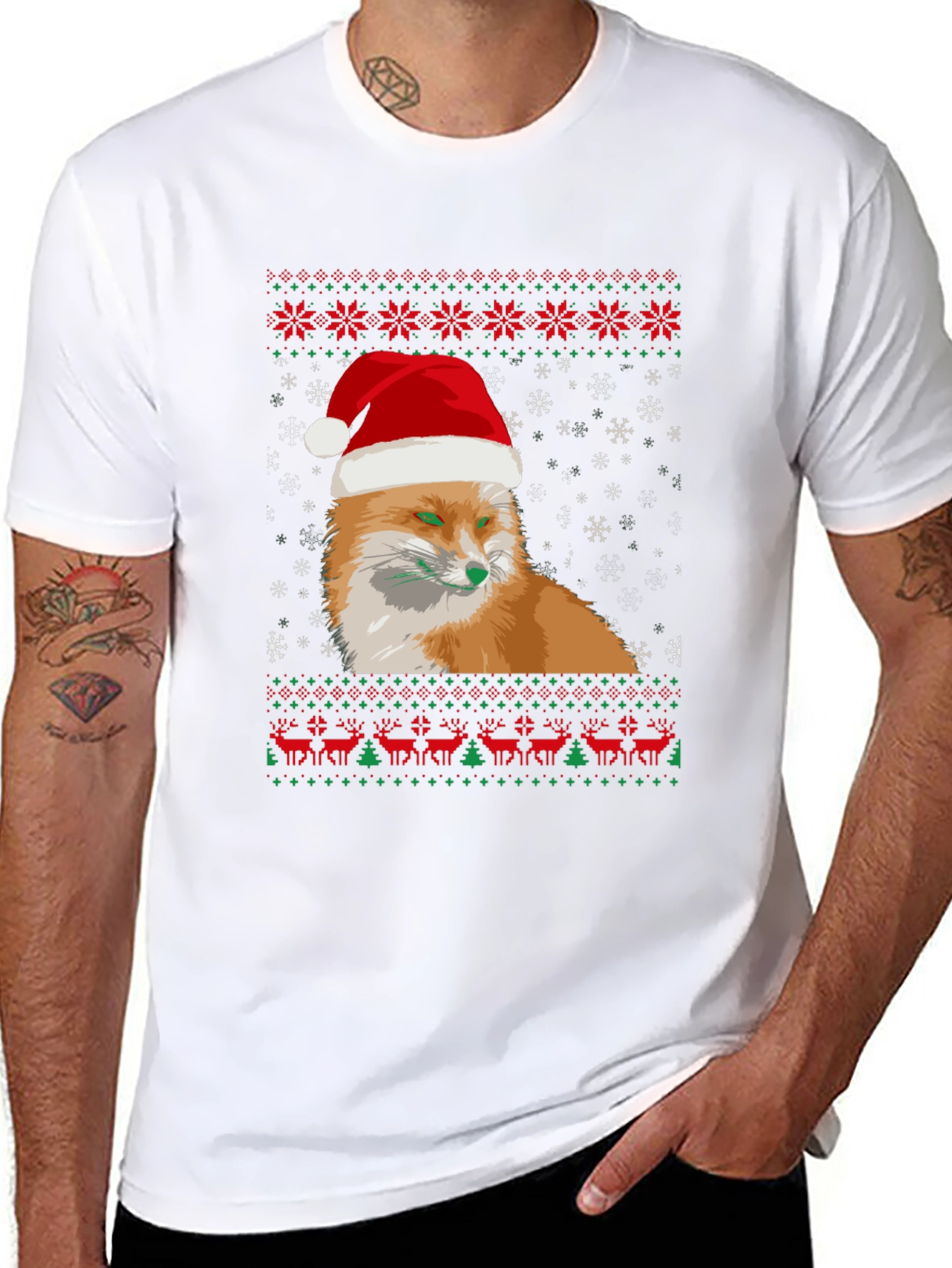 Festive Fox Christmas T-Shirt