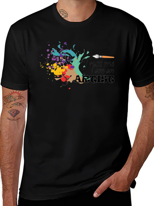 Trust Me I am An Artist Black T-Shirt