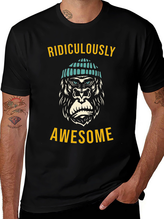 Ridiculously Awesome Gorilla Graphic Tee