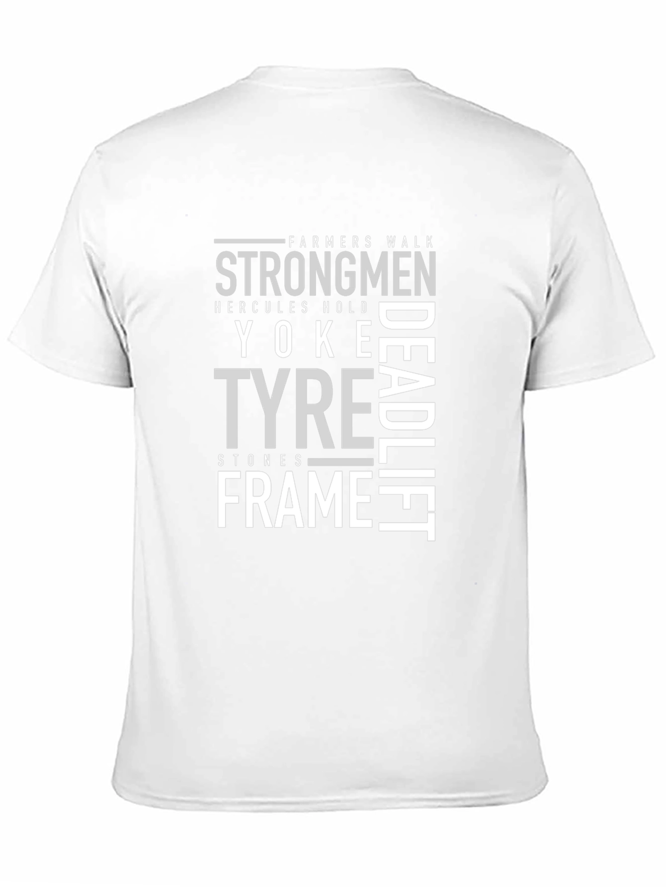 Strongmen Fitness Graphic T-Shirt - Farmers Walk Deadlift