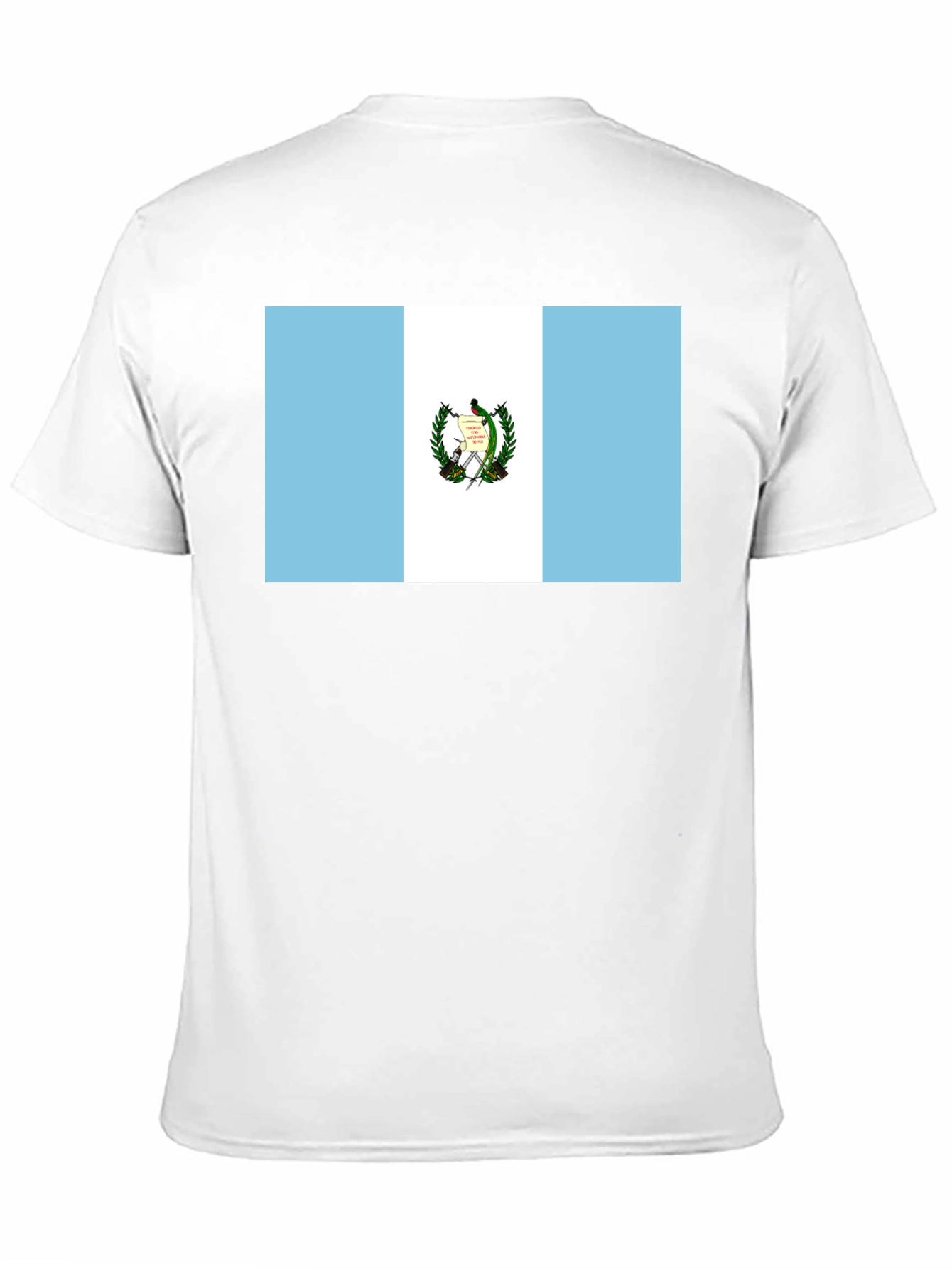 Guatemalan Flag Graphic T-Shirt - Black