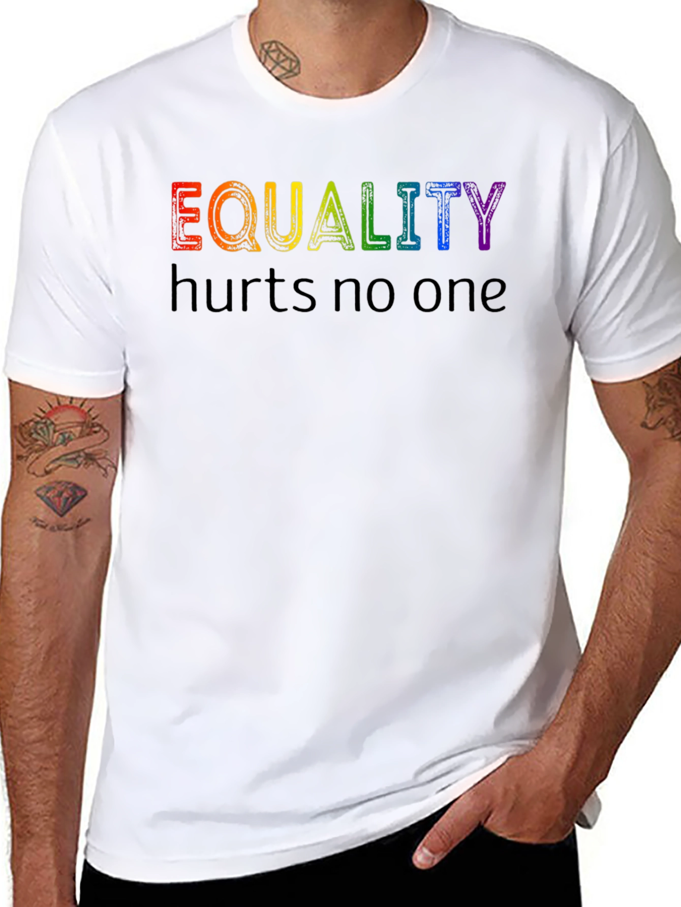 Equality Hurts No One Rainbow Pride T-Shirt