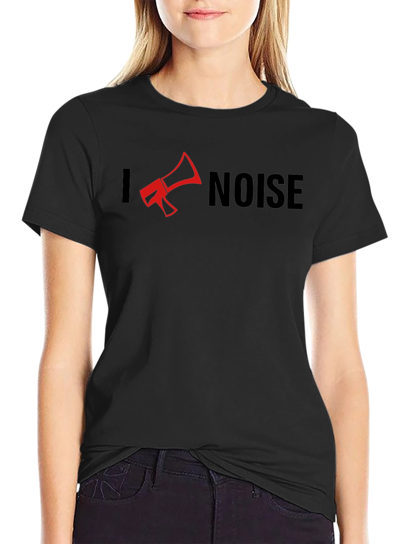 I Love Noise T-Shirt - Funny Megaphone Design