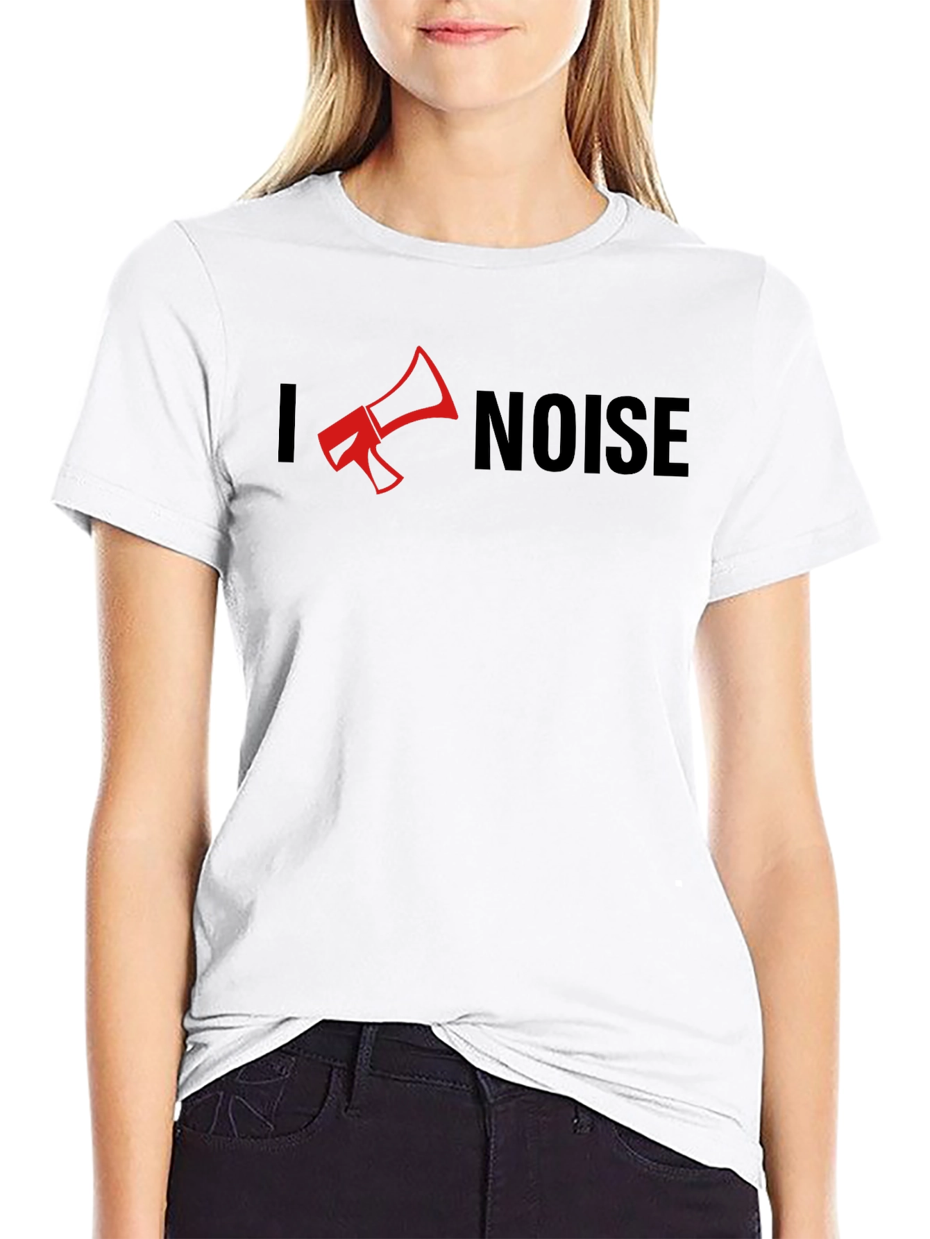 I Love Noise T-Shirt - Funny Megaphone Design