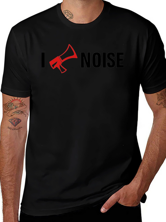 I Love Noise T-Shirt - Funny Megaphone Design