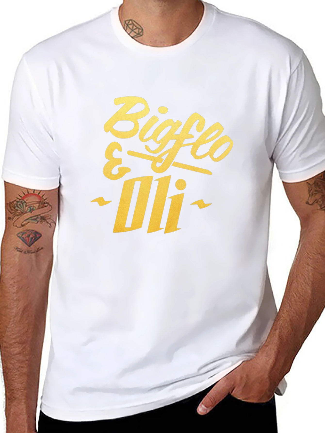 Bigflo & Oli Black Graphic T-Shirt