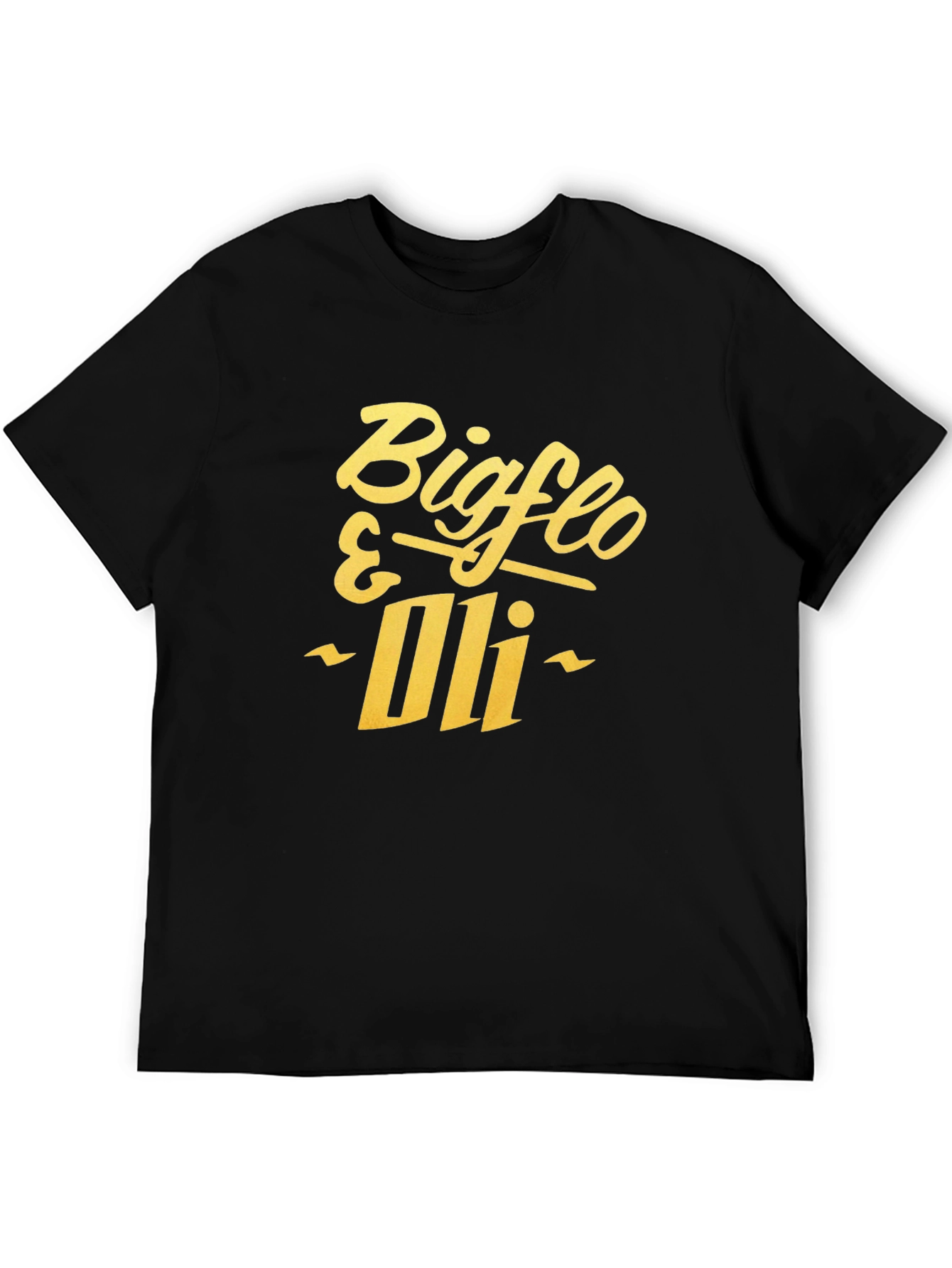 Bigflo & Oli Black Graphic T-Shirt
