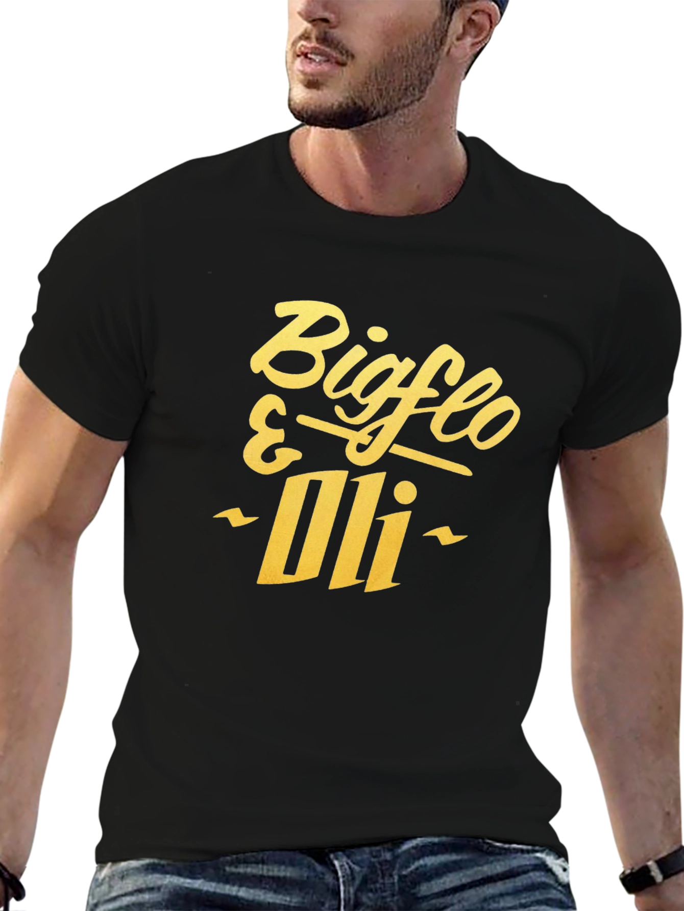 Bigflo & Oli Black Graphic T-Shirt
