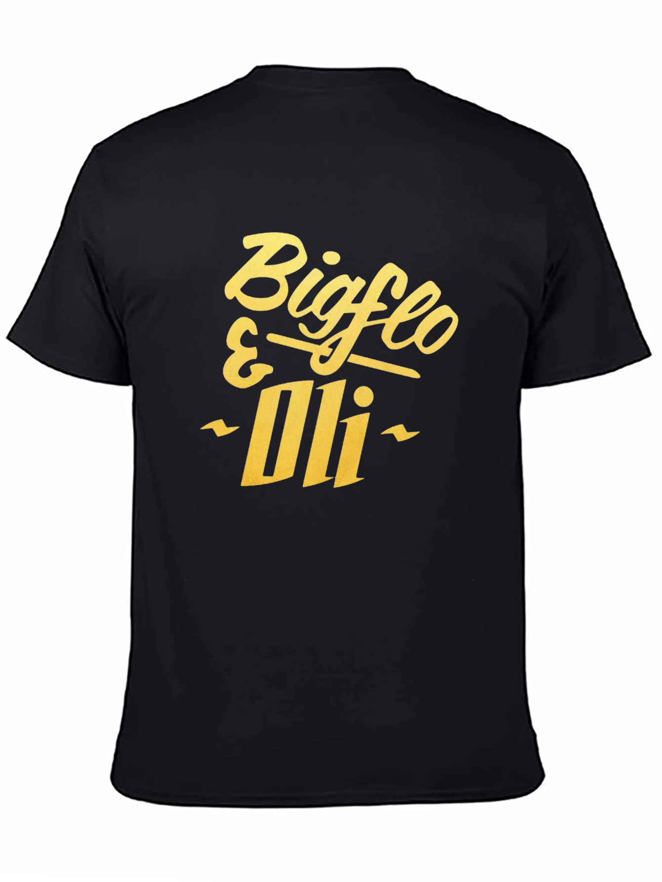 Bigflo & Oli Black Graphic T-Shirt