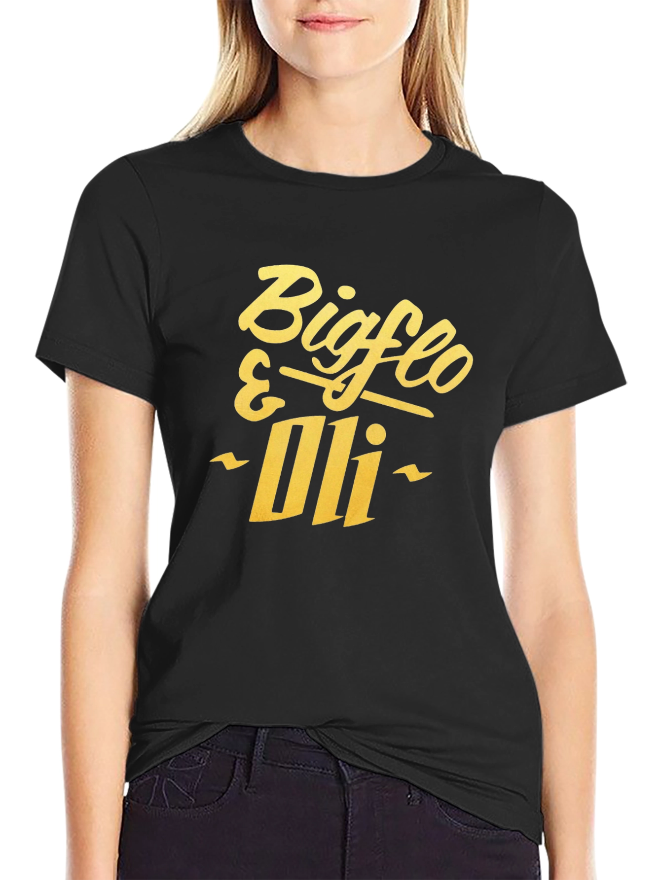 Bigflo & Oli Black Graphic T-Shirt