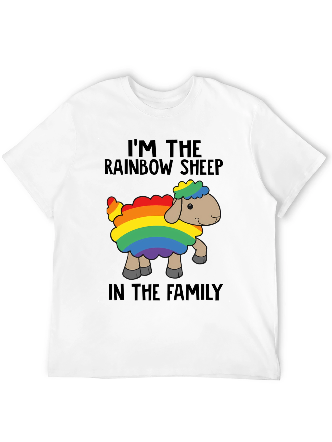 Rainbow Sheep T-Shirt - Pride Family Tee