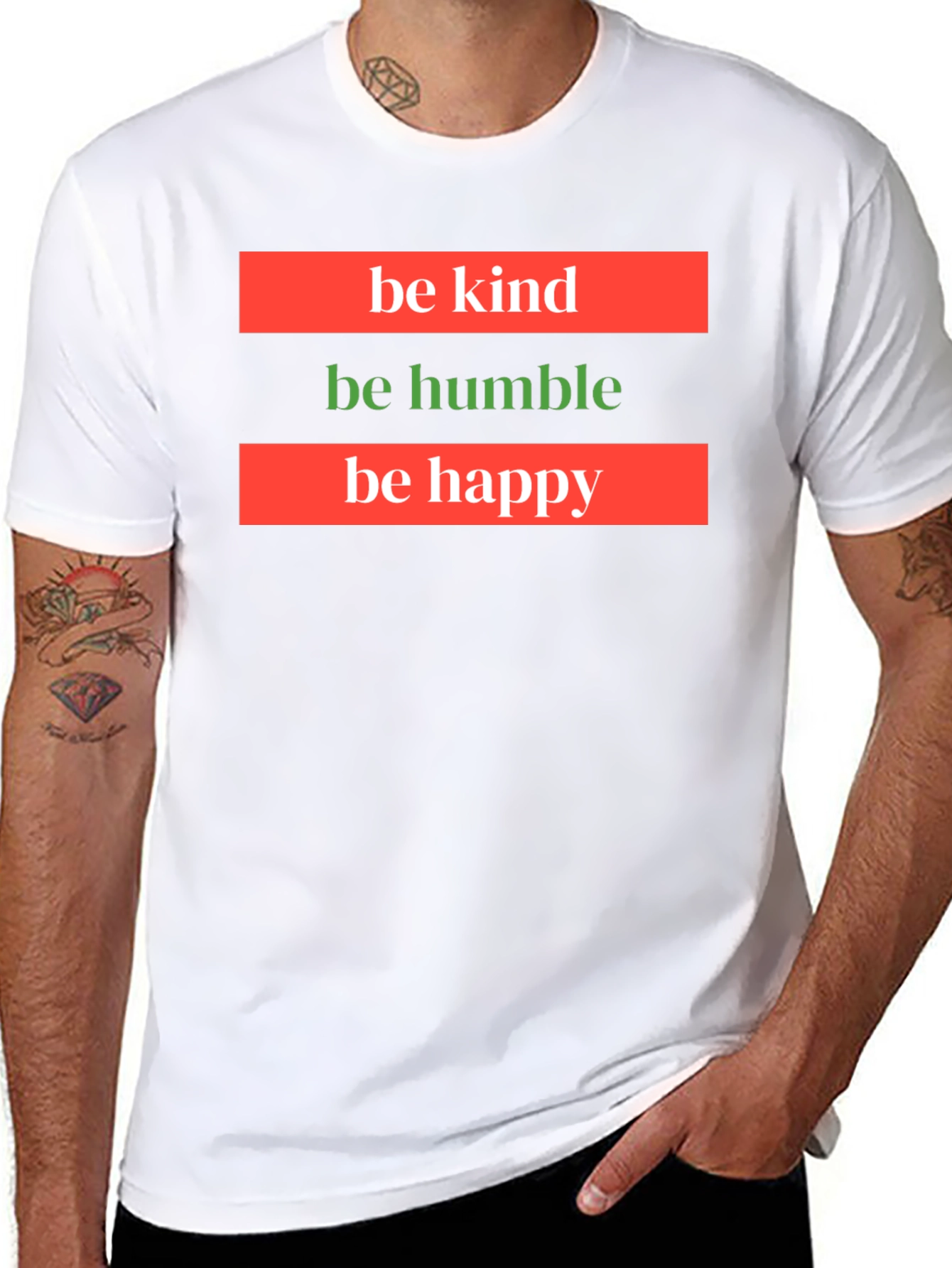 Kind Humble Happy Graphic Tee