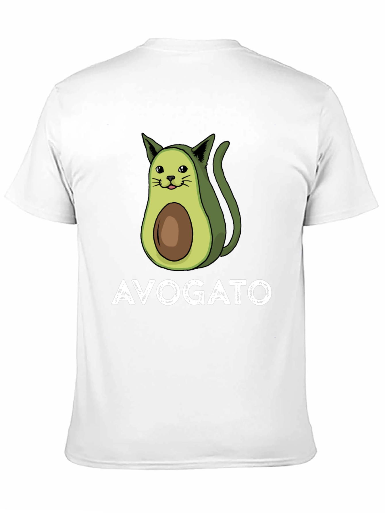 Avogato T-Shirt - Avocado Cat Pun Tee