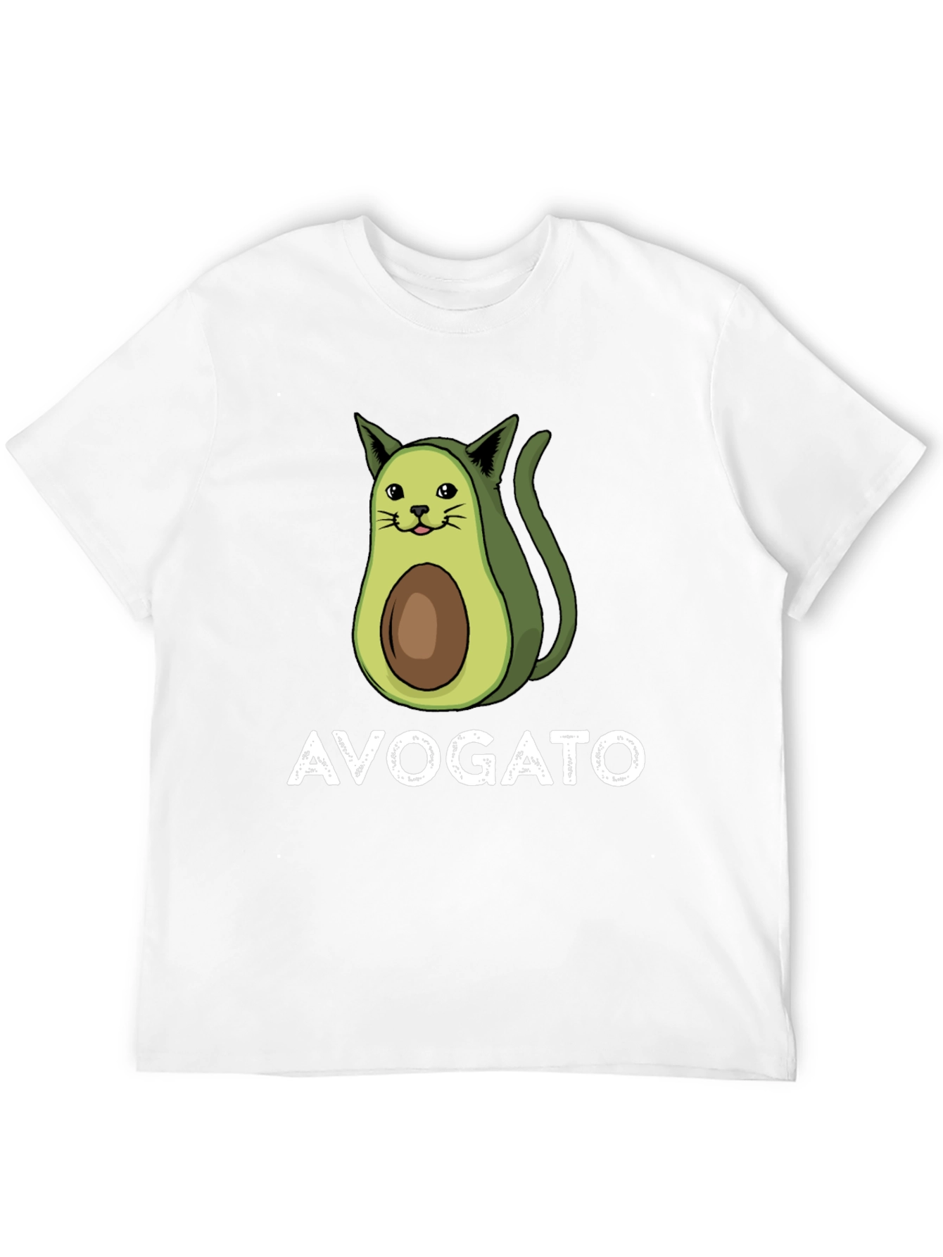 Avogato T-Shirt - Avocado Cat Pun Tee