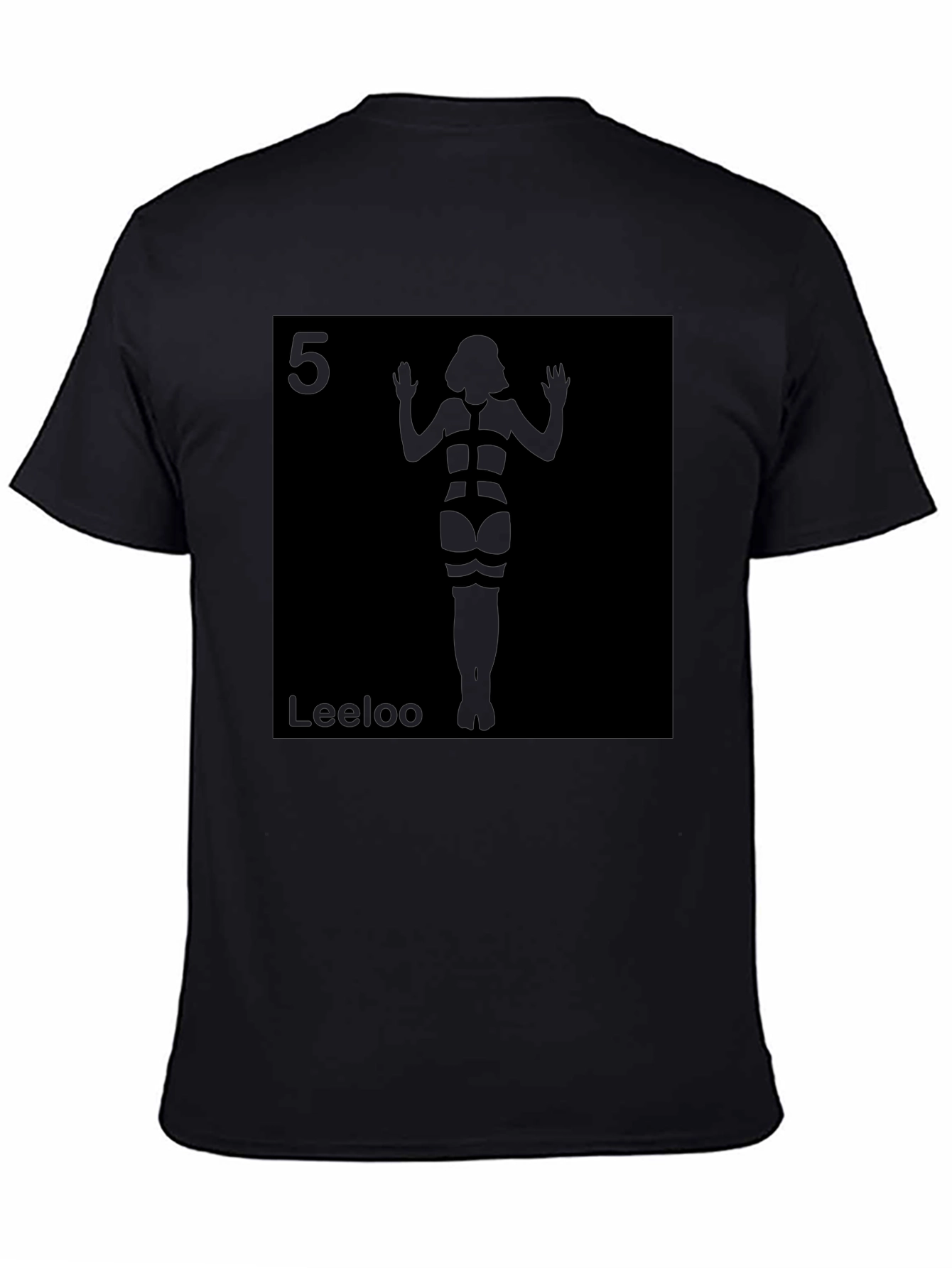 Leeloo Fifth Element Inspired Black T-Shirt