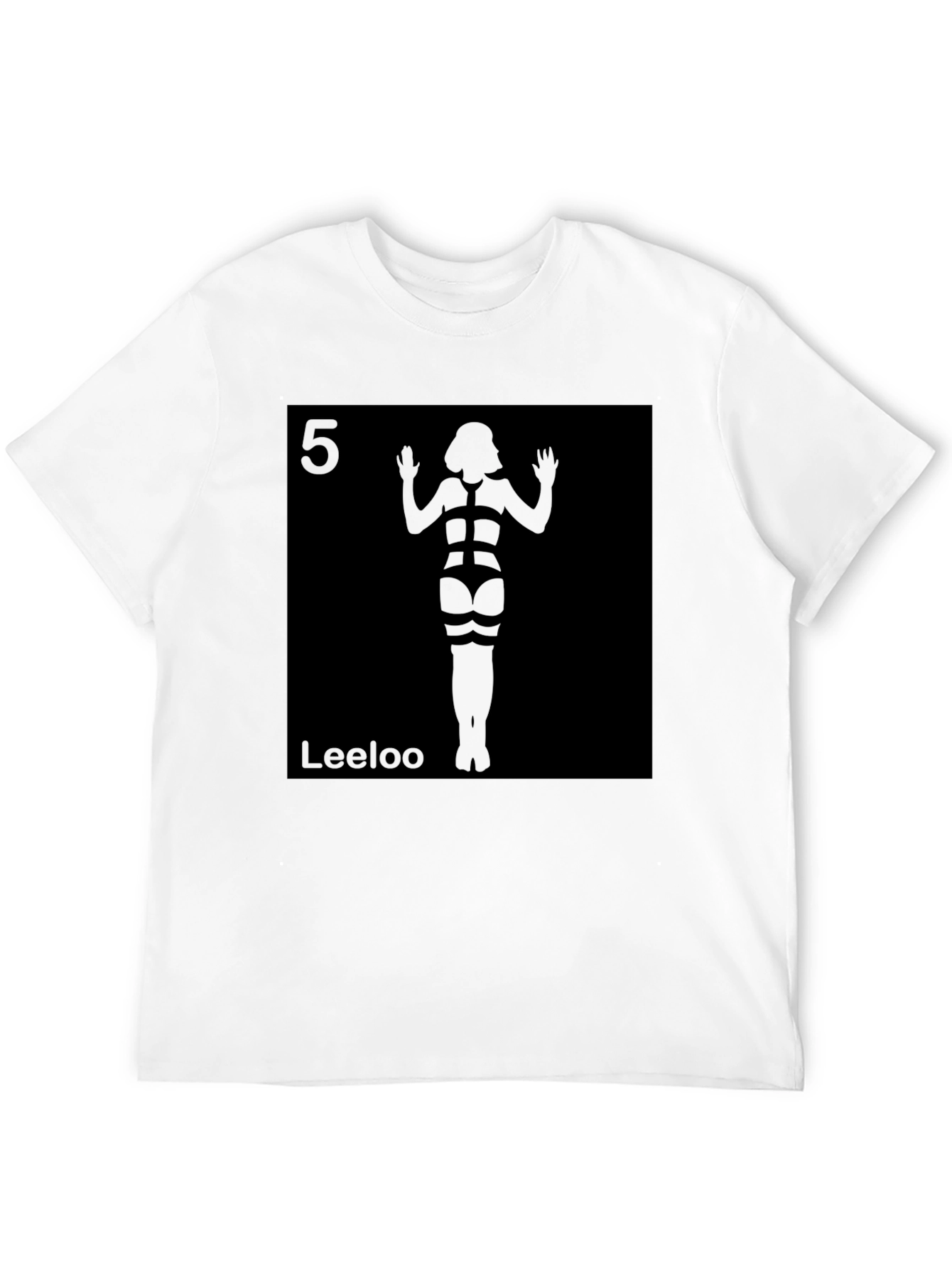 Leeloo Fifth Element Inspired Black T-Shirt