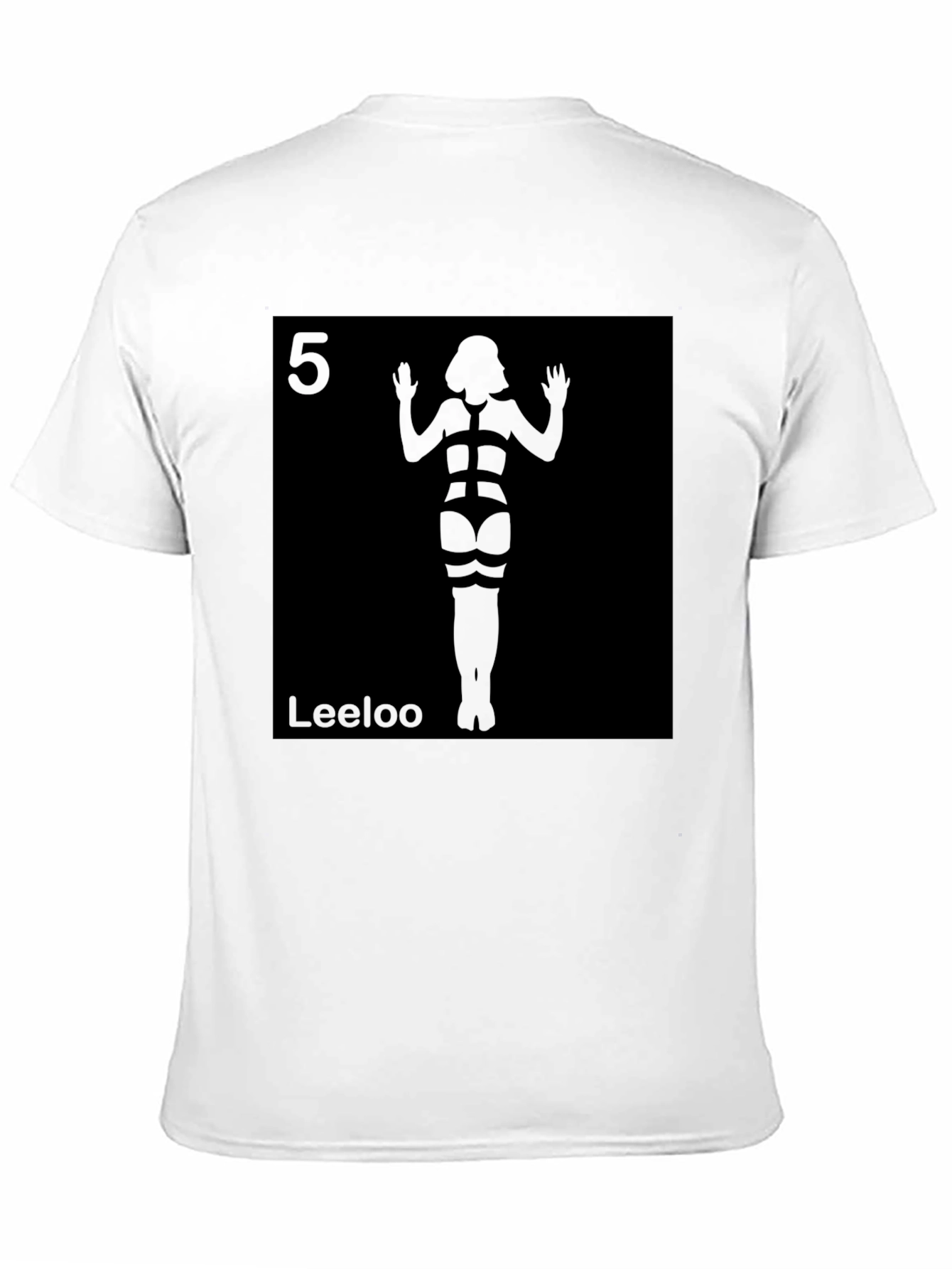 Leeloo Fifth Element Inspired Black T-Shirt