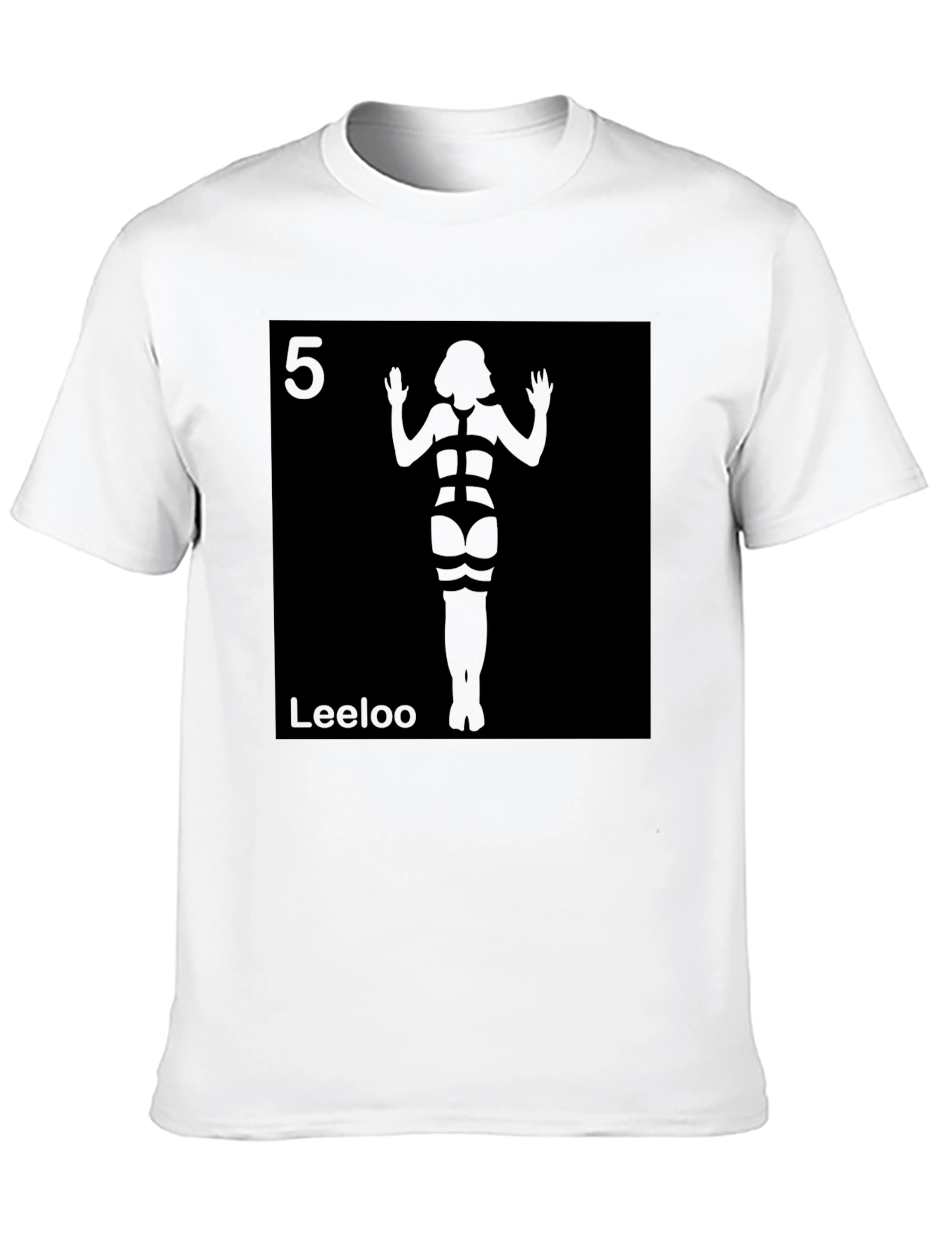 Leeloo Fifth Element Inspired Black T-Shirt