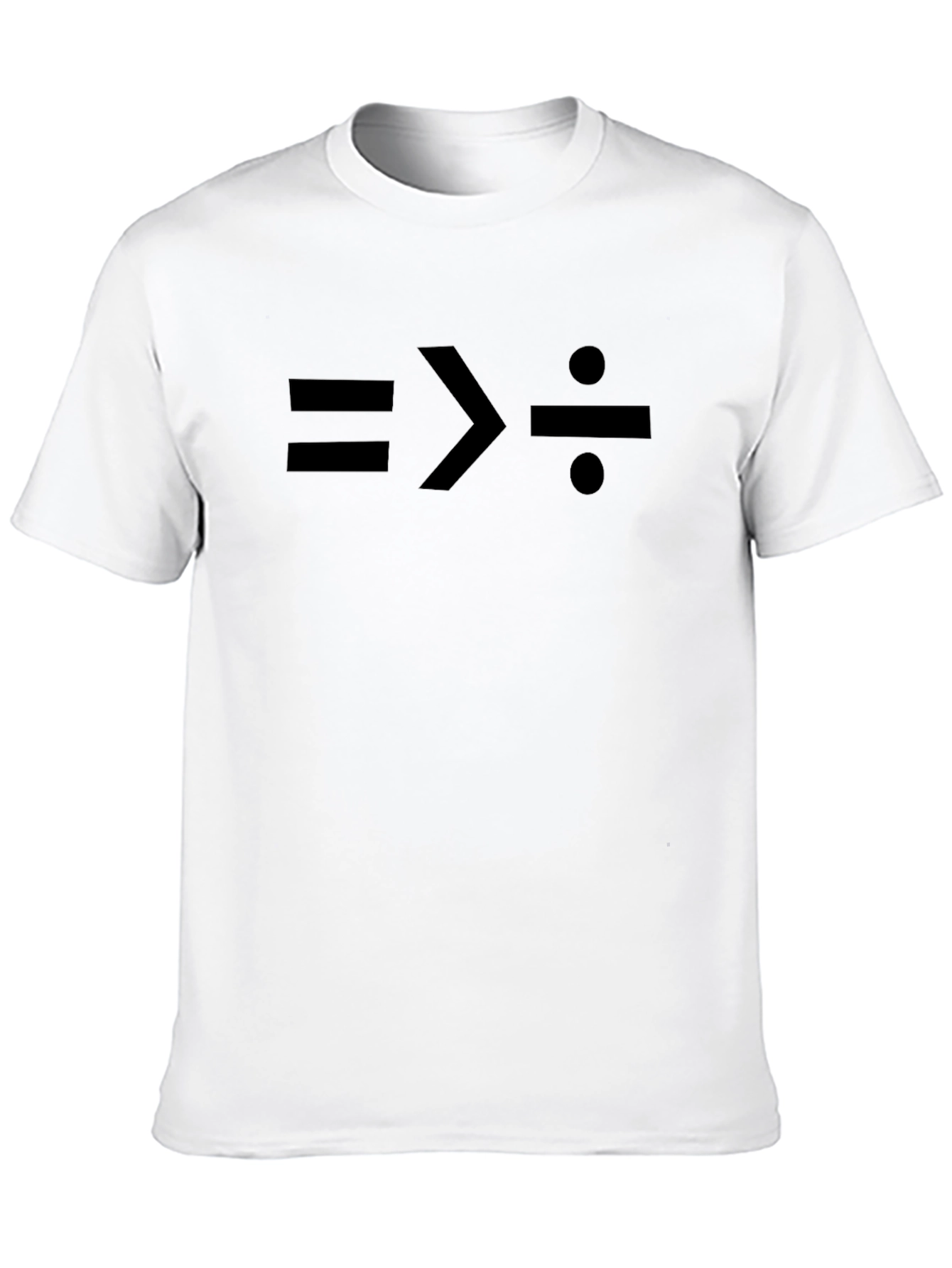 Equality Symbol Graphic Tee - Black