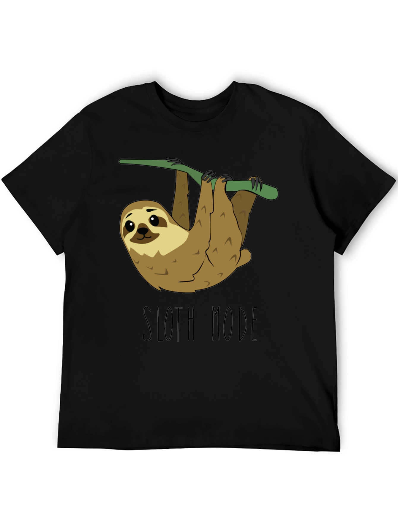 Sloth Mode Black T-Shirt