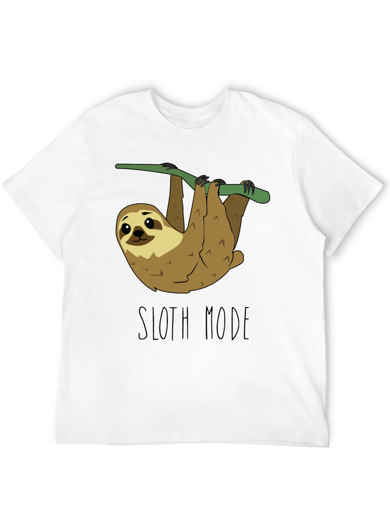 Sloth Mode Black T-Shirt