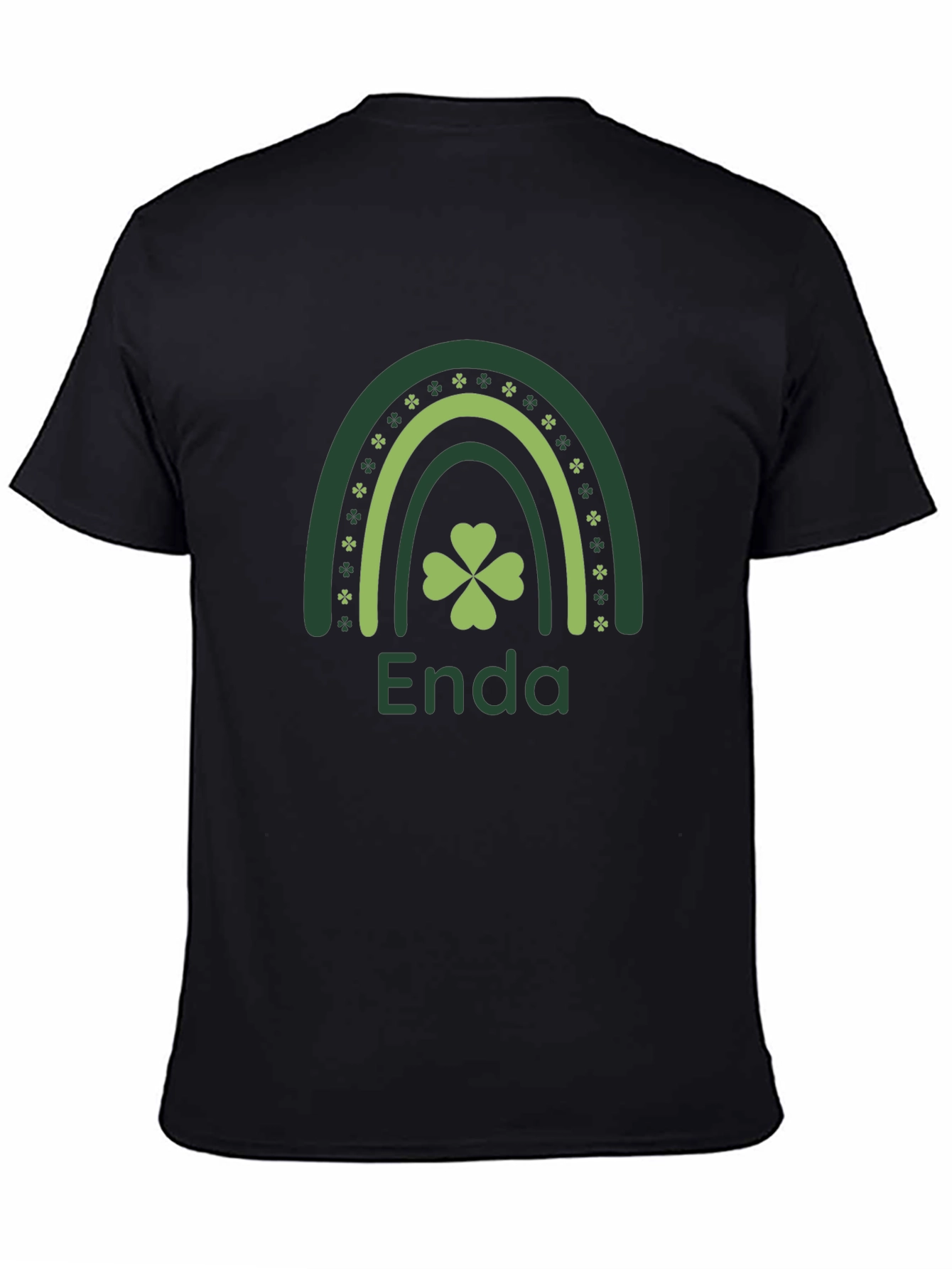Enda St. Patricks Day Rainbow Shamrock T-Shirt