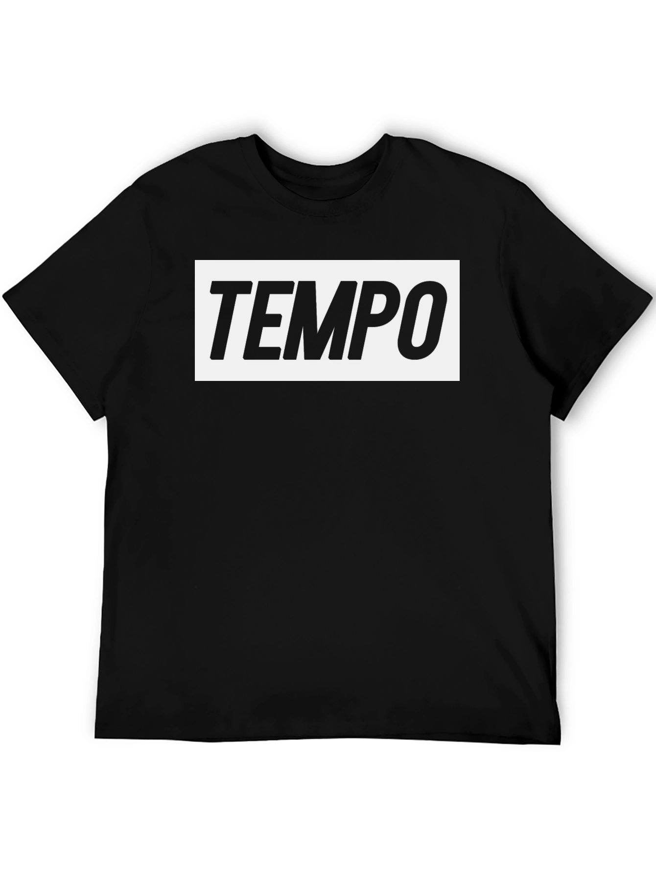 Tempo Black Graphic T-Shirt