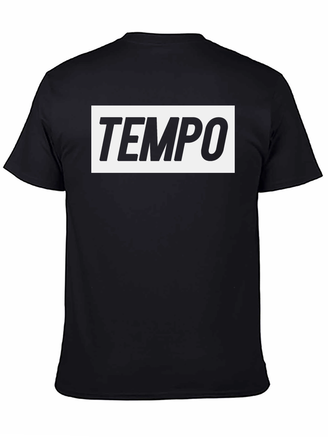 Tempo Black Graphic T-Shirt