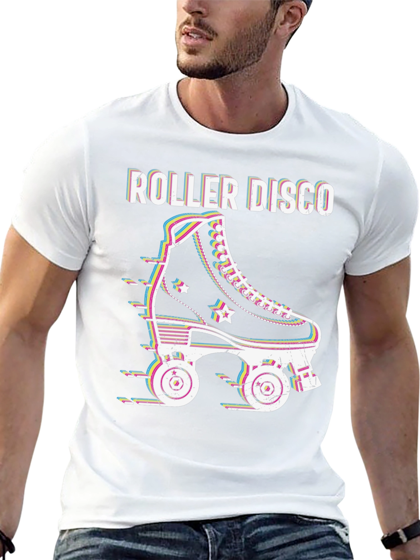 Roller Disco Retro Graphic T-Shirt