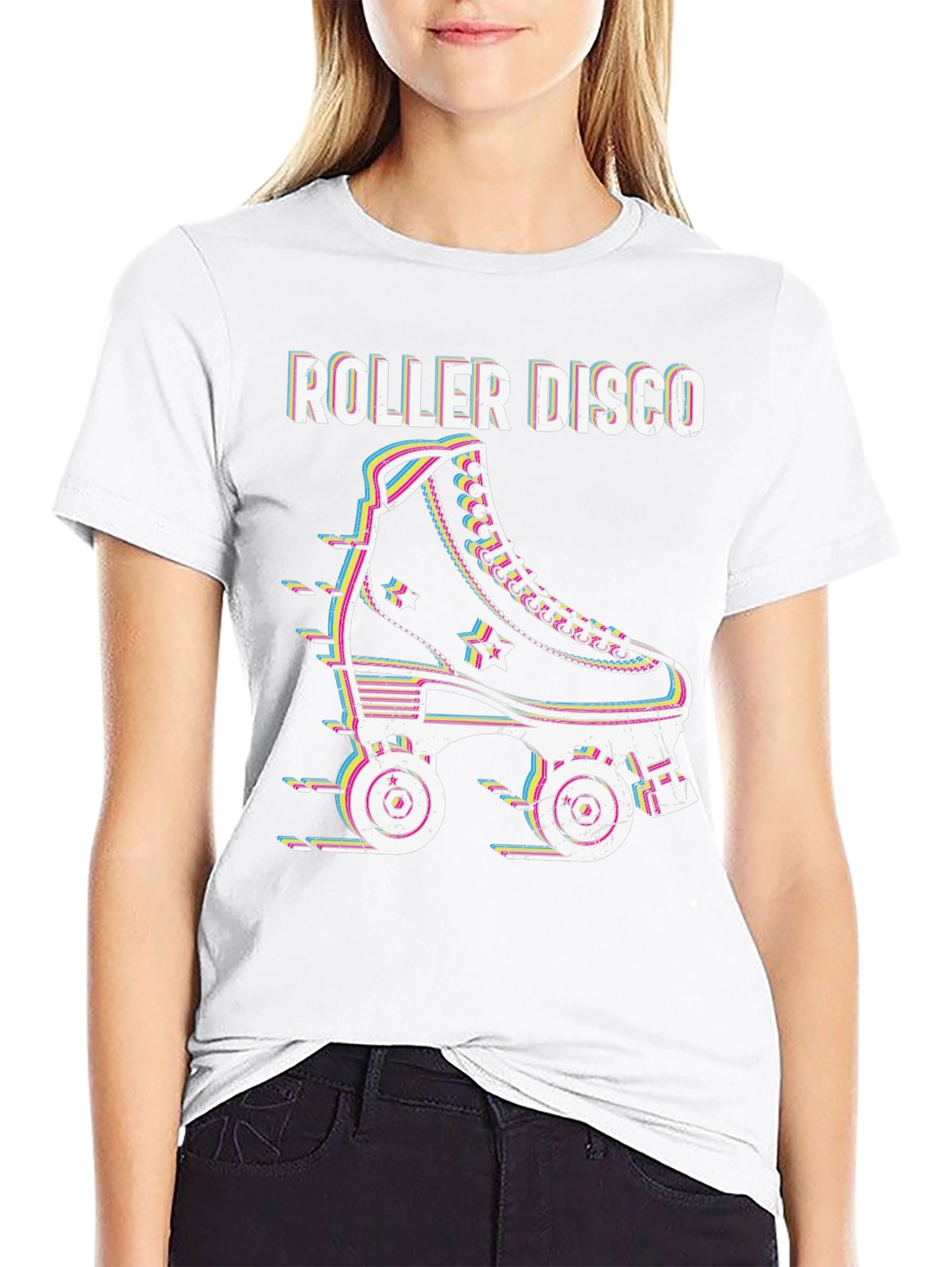 Roller Disco Retro Graphic T-Shirt