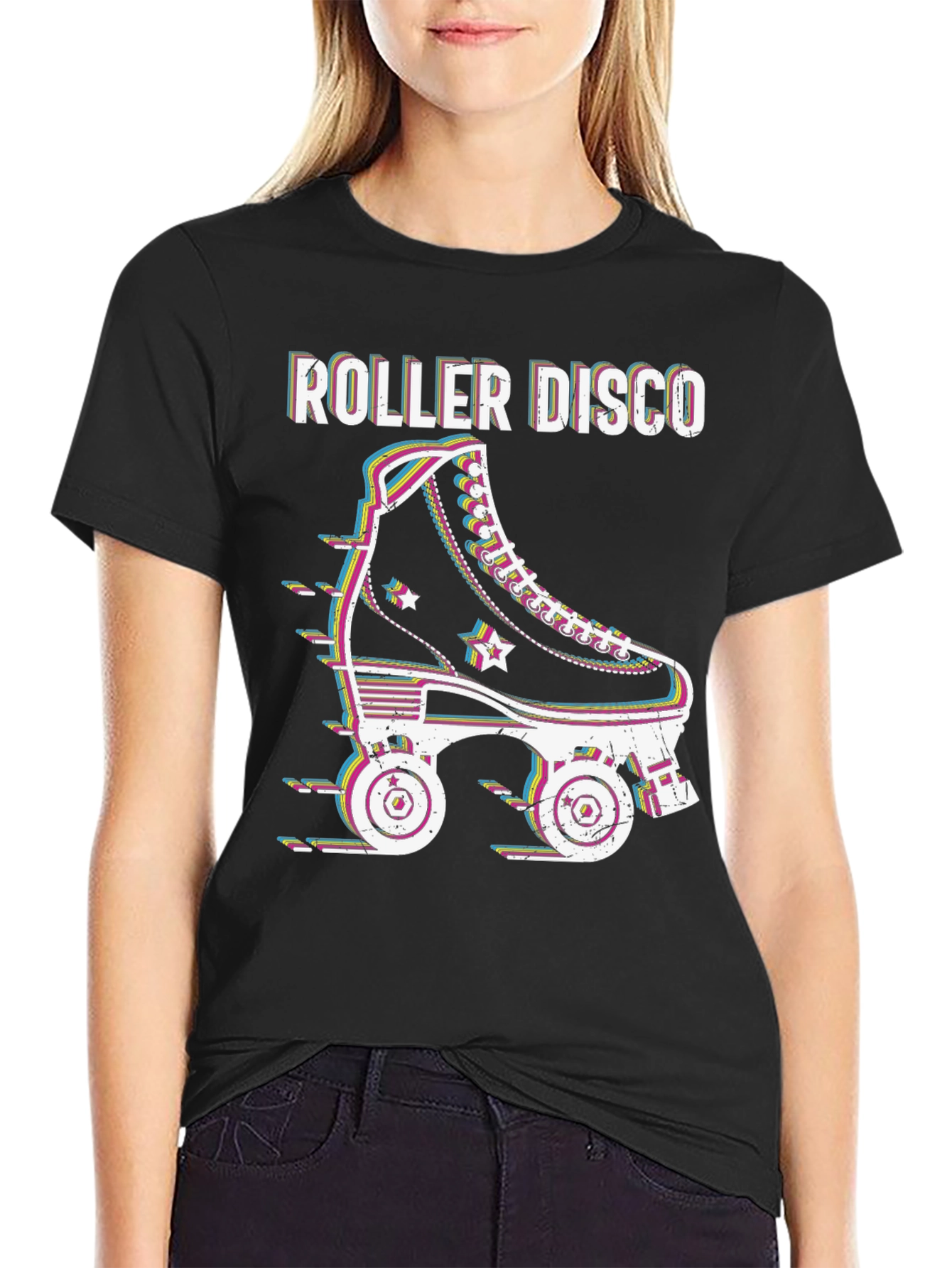 Roller Disco Retro Graphic T-Shirt
