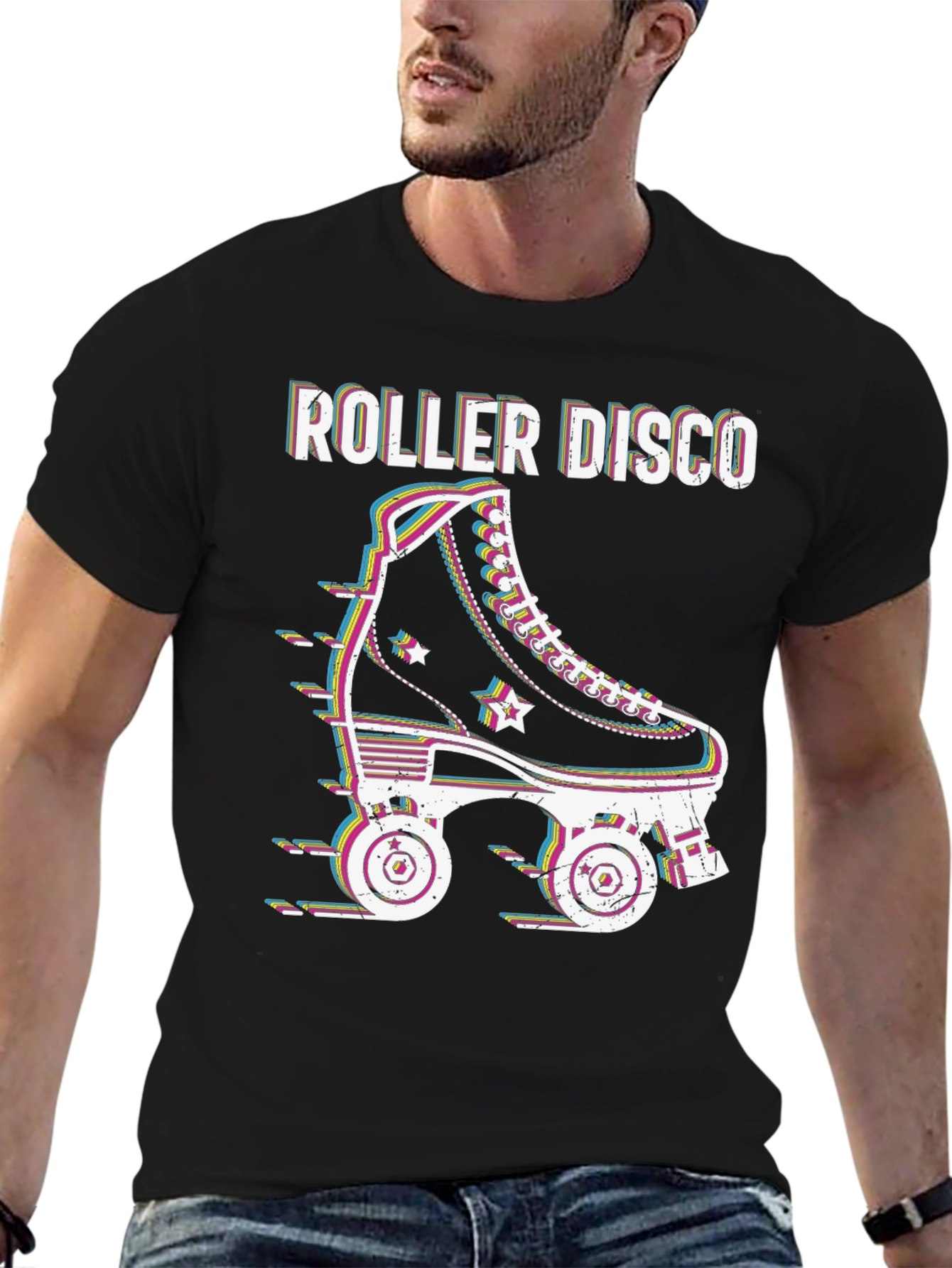 Roller Disco Retro Graphic T-Shirt