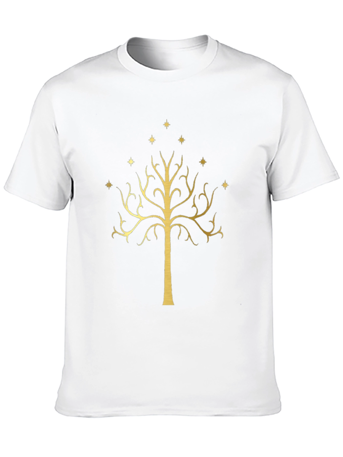 LOTR White Tree of Gondor Black T-Shirt