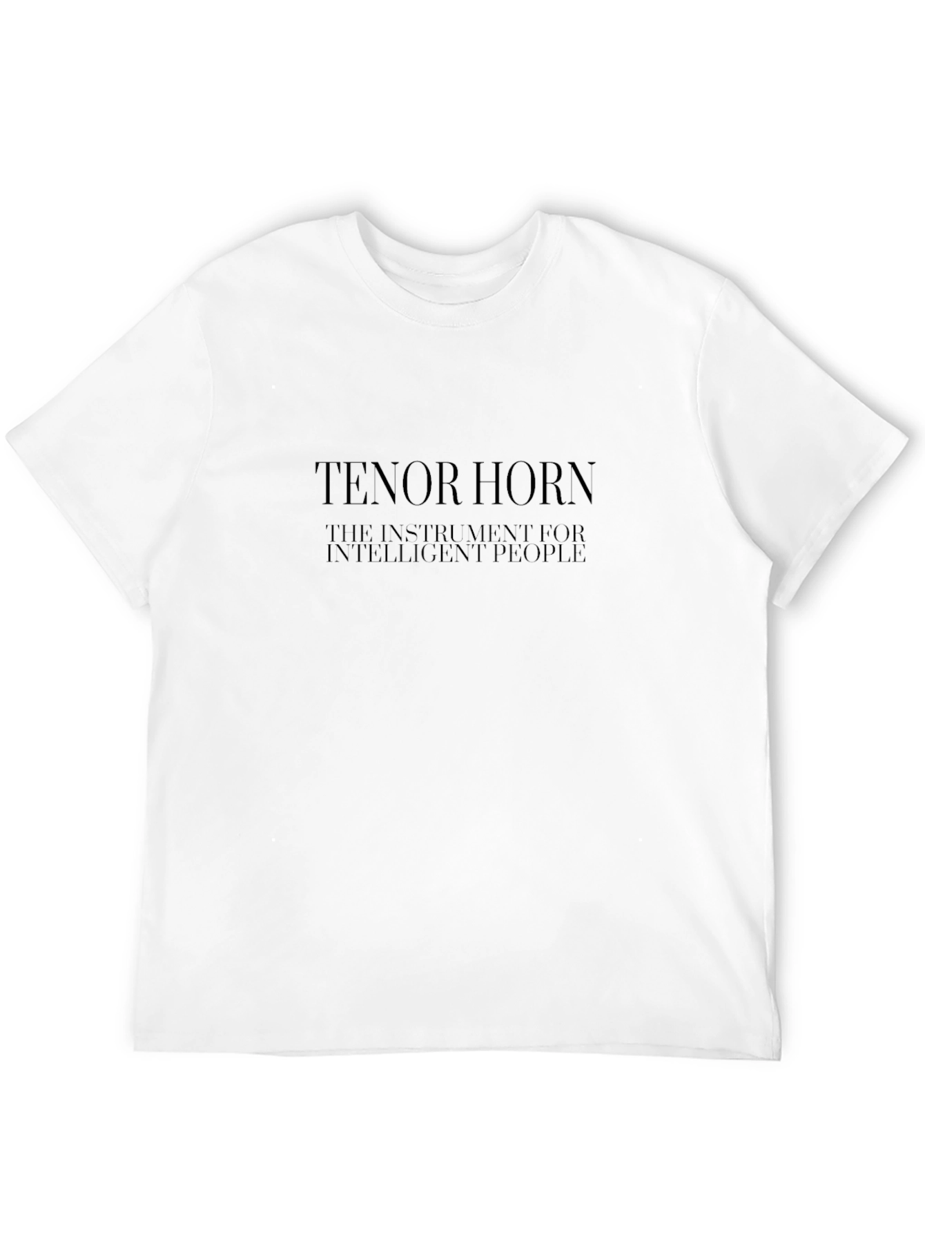Tenor Horn T-Shirt - Musician Apparel