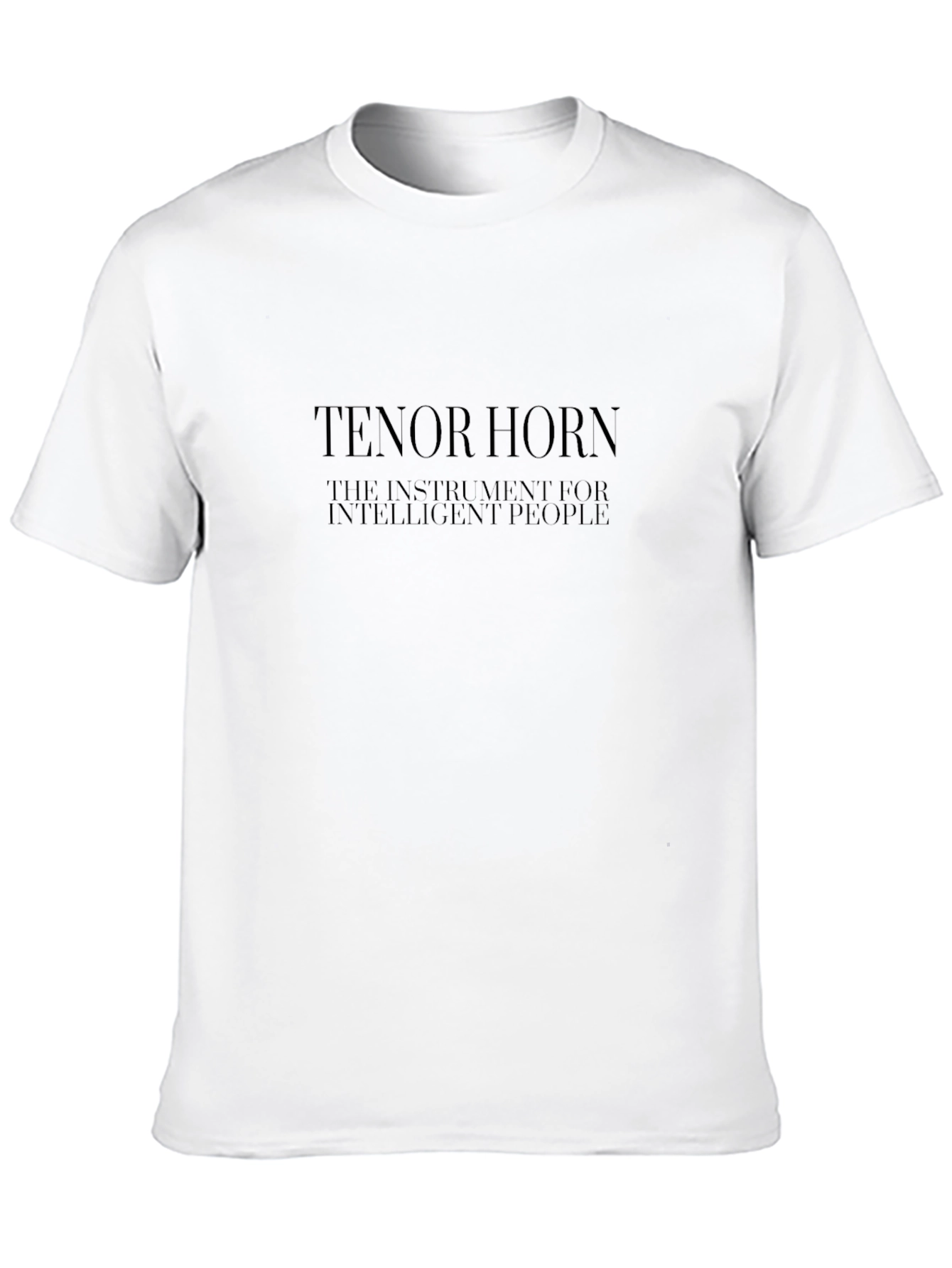 Tenor Horn T-Shirt - Musician Apparel