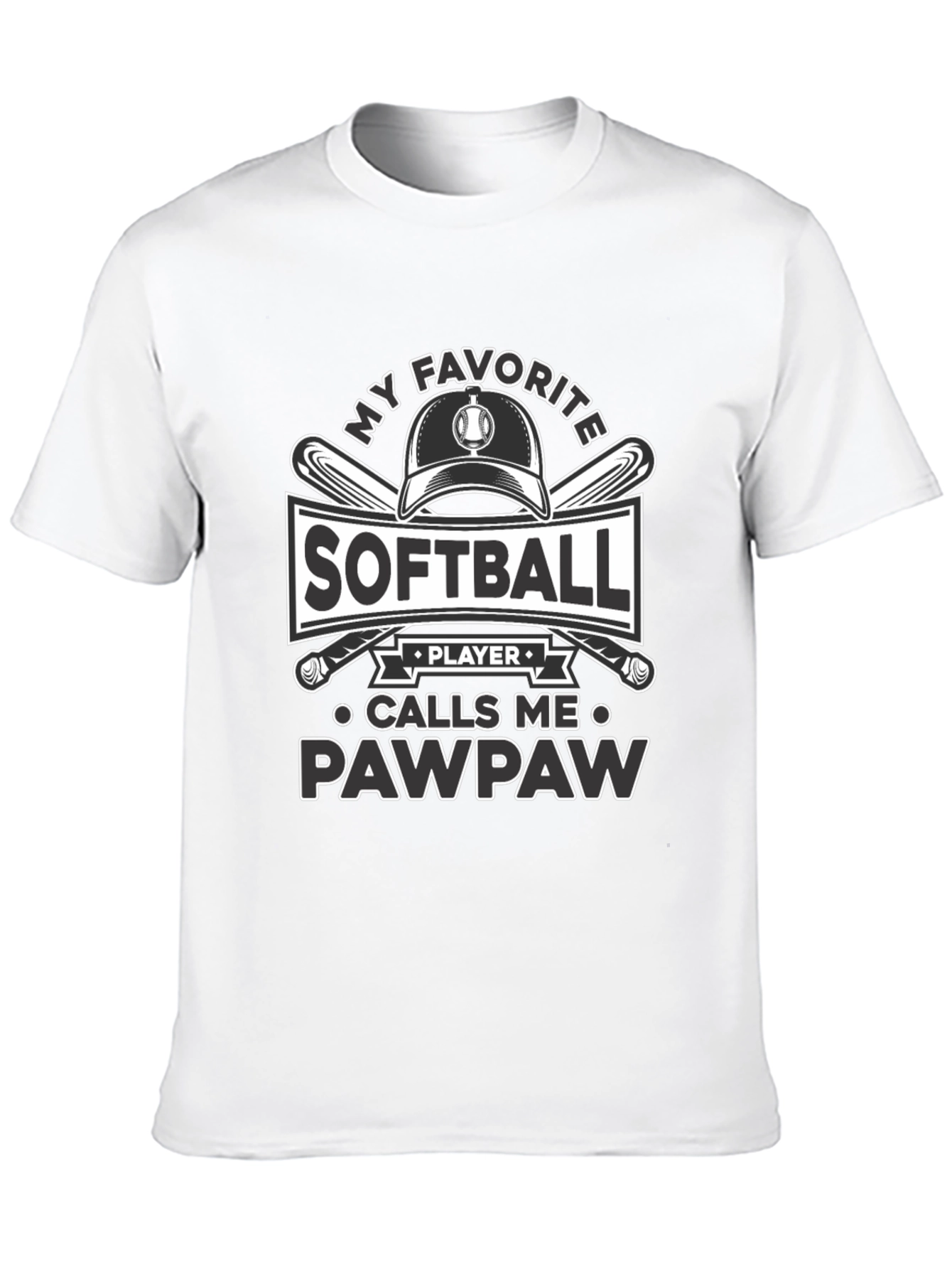 Softball Pawpaw T-Shirt - Gift for Grandfathers