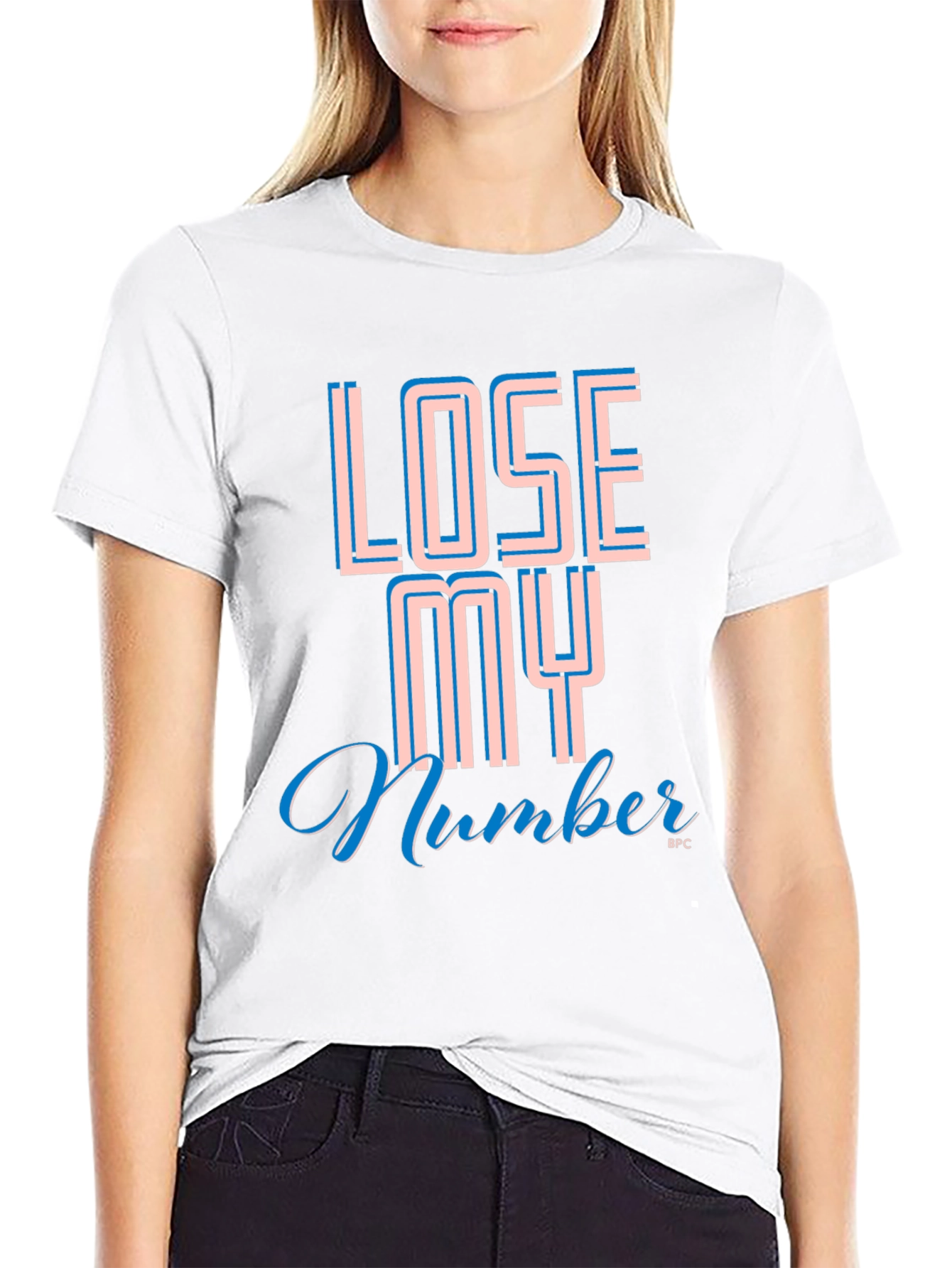 Lose My Number T-Shirt - Cool Graphic Tee