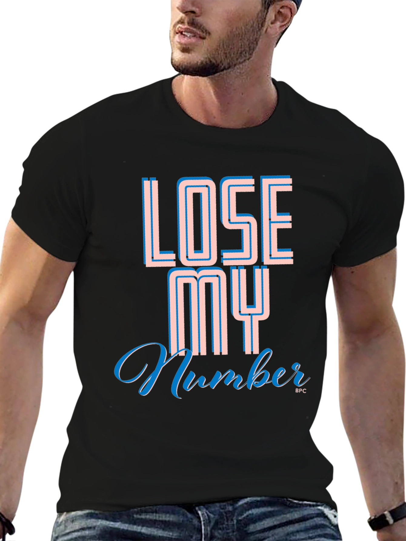 Lose My Number T-Shirt - Cool Graphic Tee