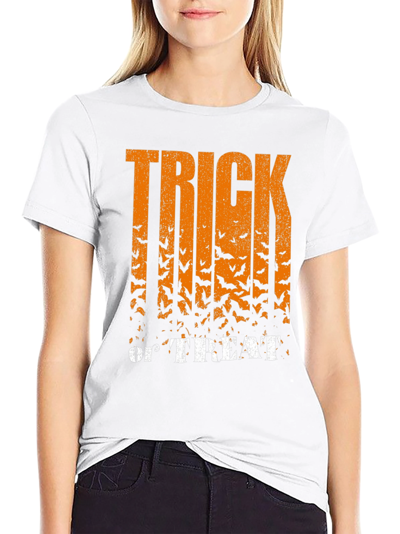 Halloween Bats Graphic T-Shirt