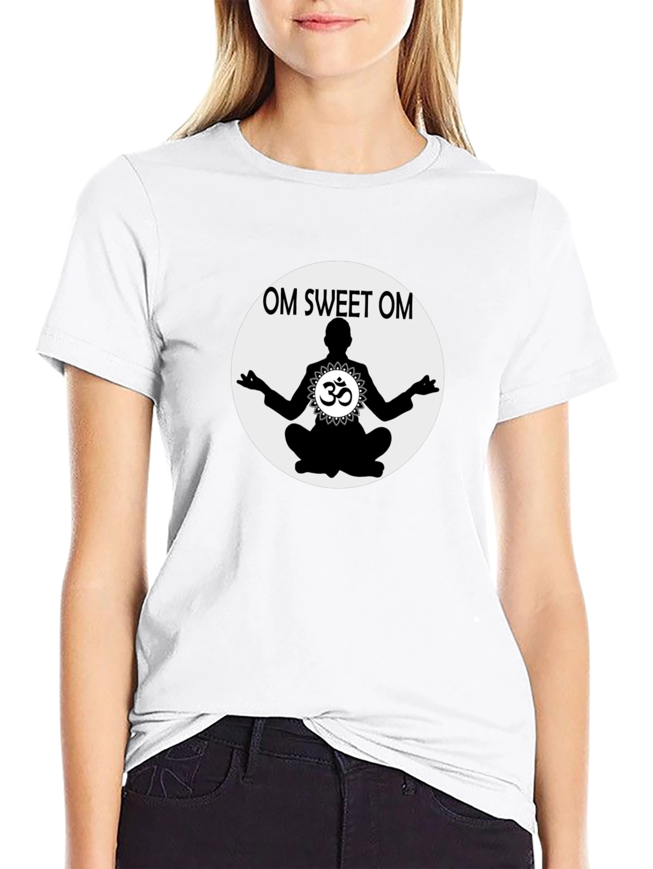 Om Sweet Om Graphic T-Shirt - Yoga Meditation Tee