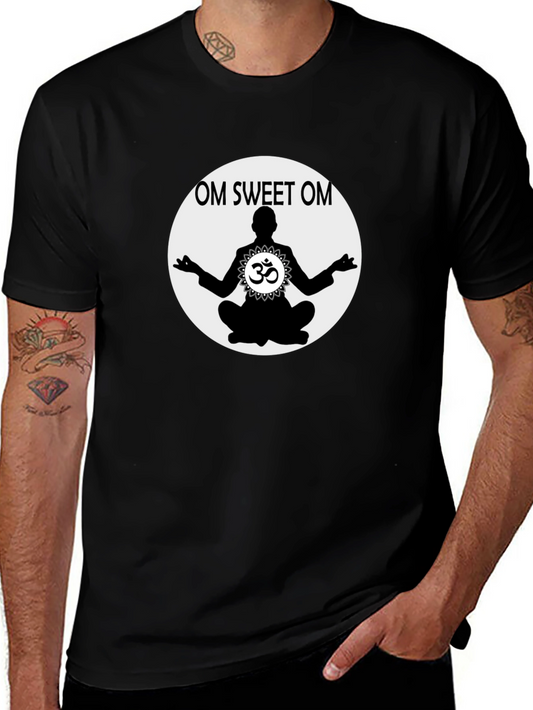 Om Sweet Om Graphic T-Shirt - Yoga Meditation Tee
