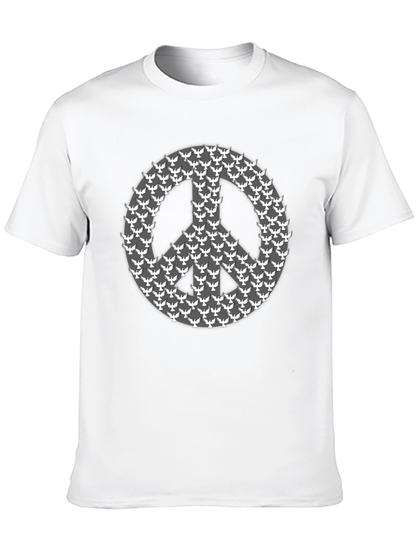 Dove Peace Sign Graphic T-Shirt
