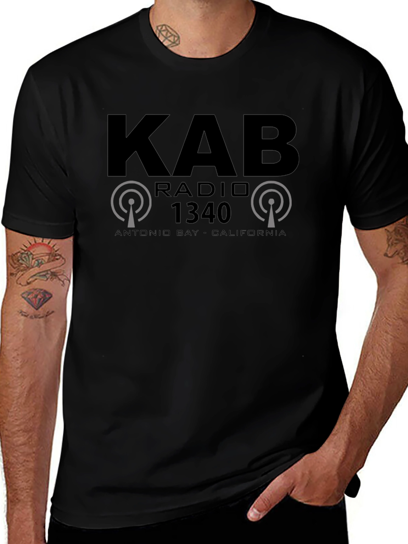 KAB Radio 1340 T-Shirt - Antonio Bay California