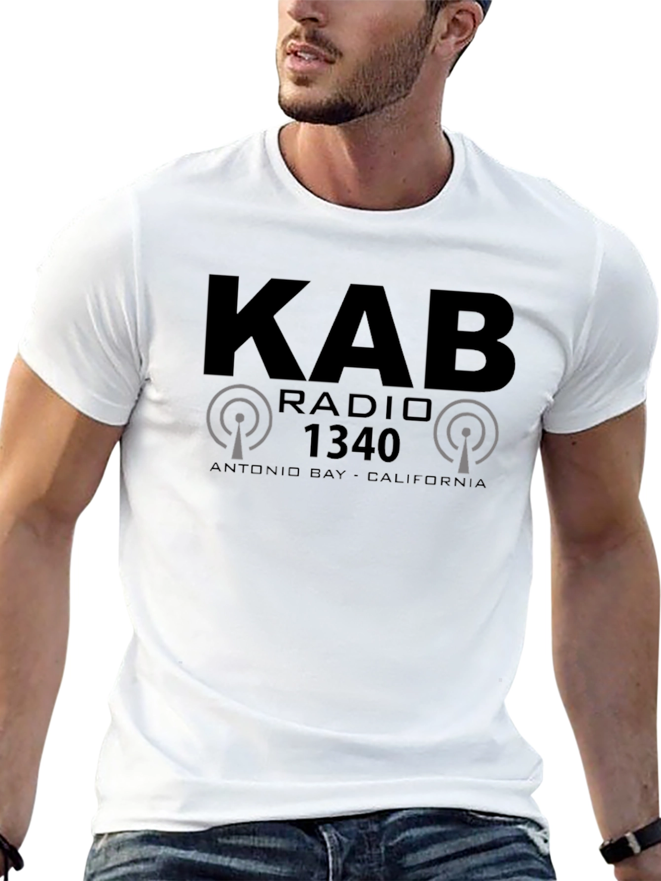KAB Radio 1340 T-Shirt - Antonio Bay California